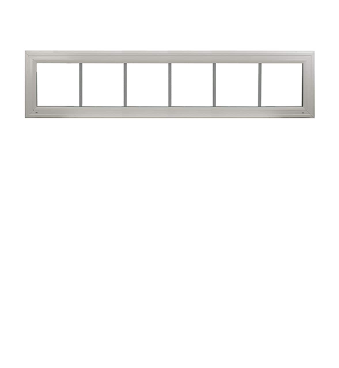 Heritage HPW7210G7DP50JSC6/1 Transom Window White 72-in x 10-in Double Pane with Grids G7 DP Rating 50 W6H1 Standard Glass Clear
