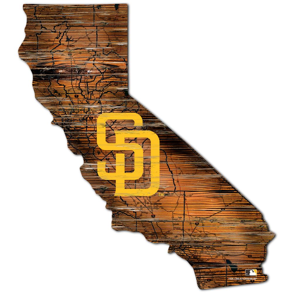 San Diego Padres Team Logo Progression 6x24 – Fan Creations GA