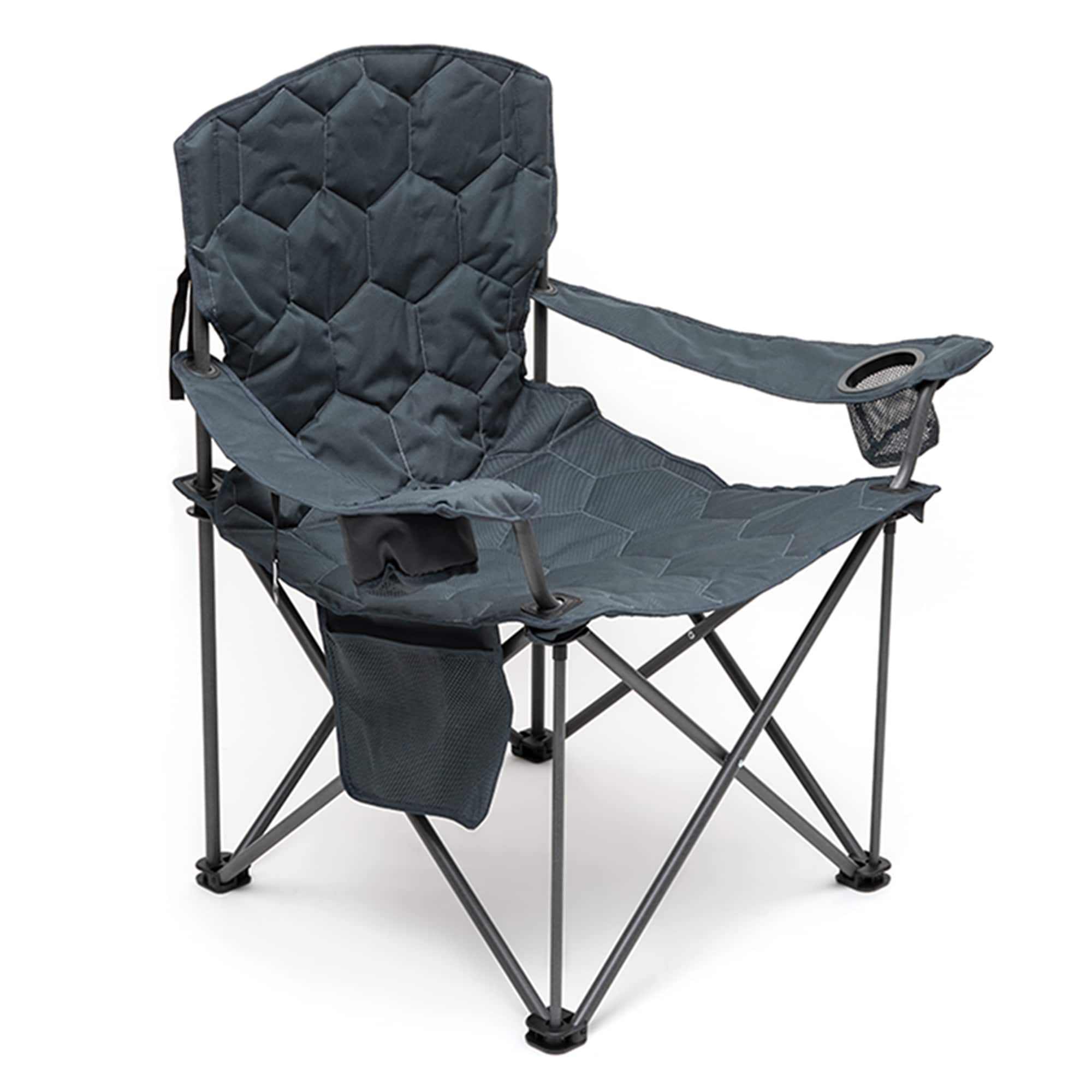 Clihome CL-CCAC2002EGY1 Polyester Gray Folding Beach chair