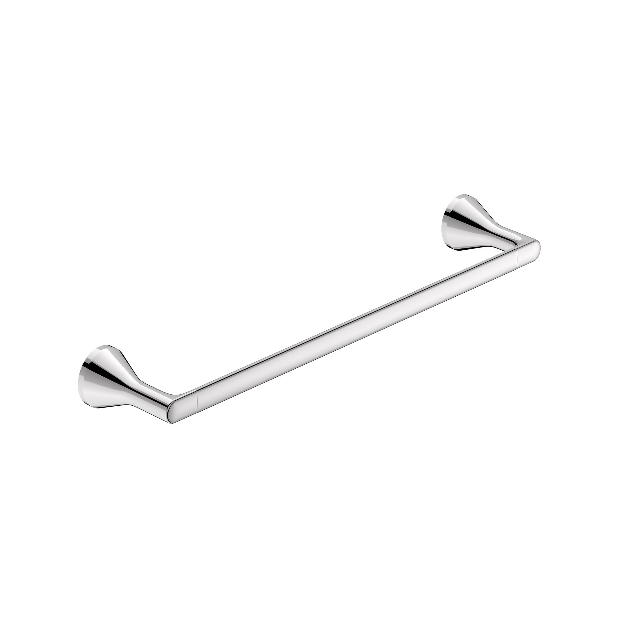 American Standard 7061018.002 Aspirations 18-in Chrome Wall mount Single Towel Bar