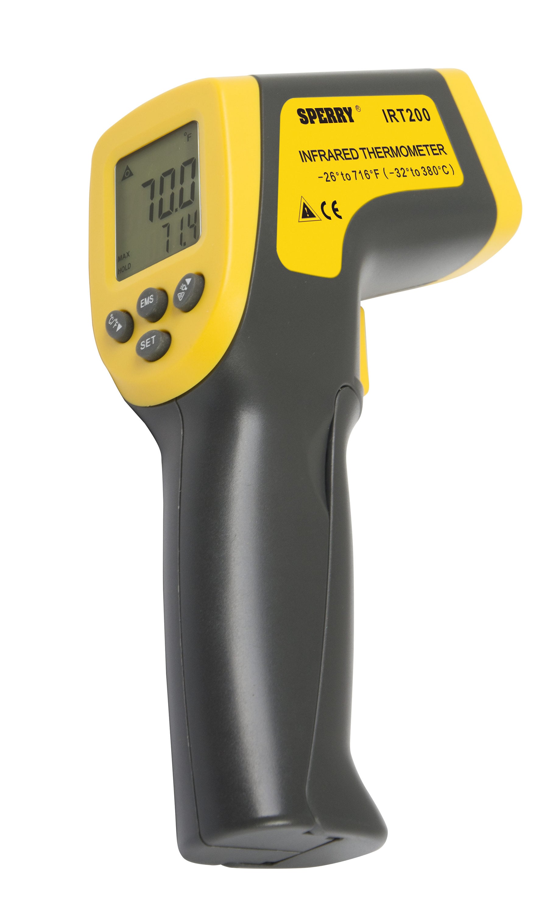 Digital Infrared Thermometer 380, No Touch Digital Laser