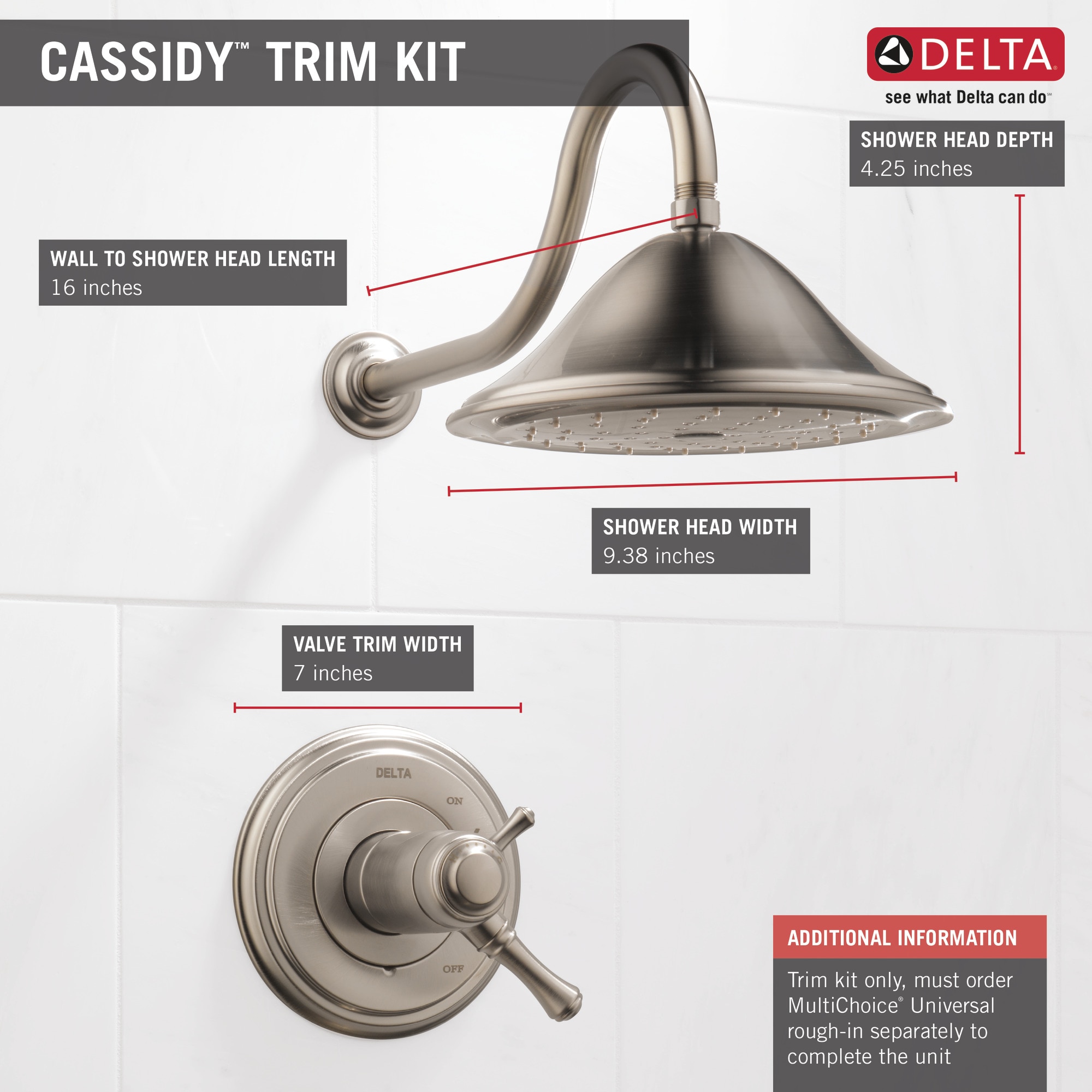 Delta T17T297-SS Tub-Shower-Faucets - View #7
