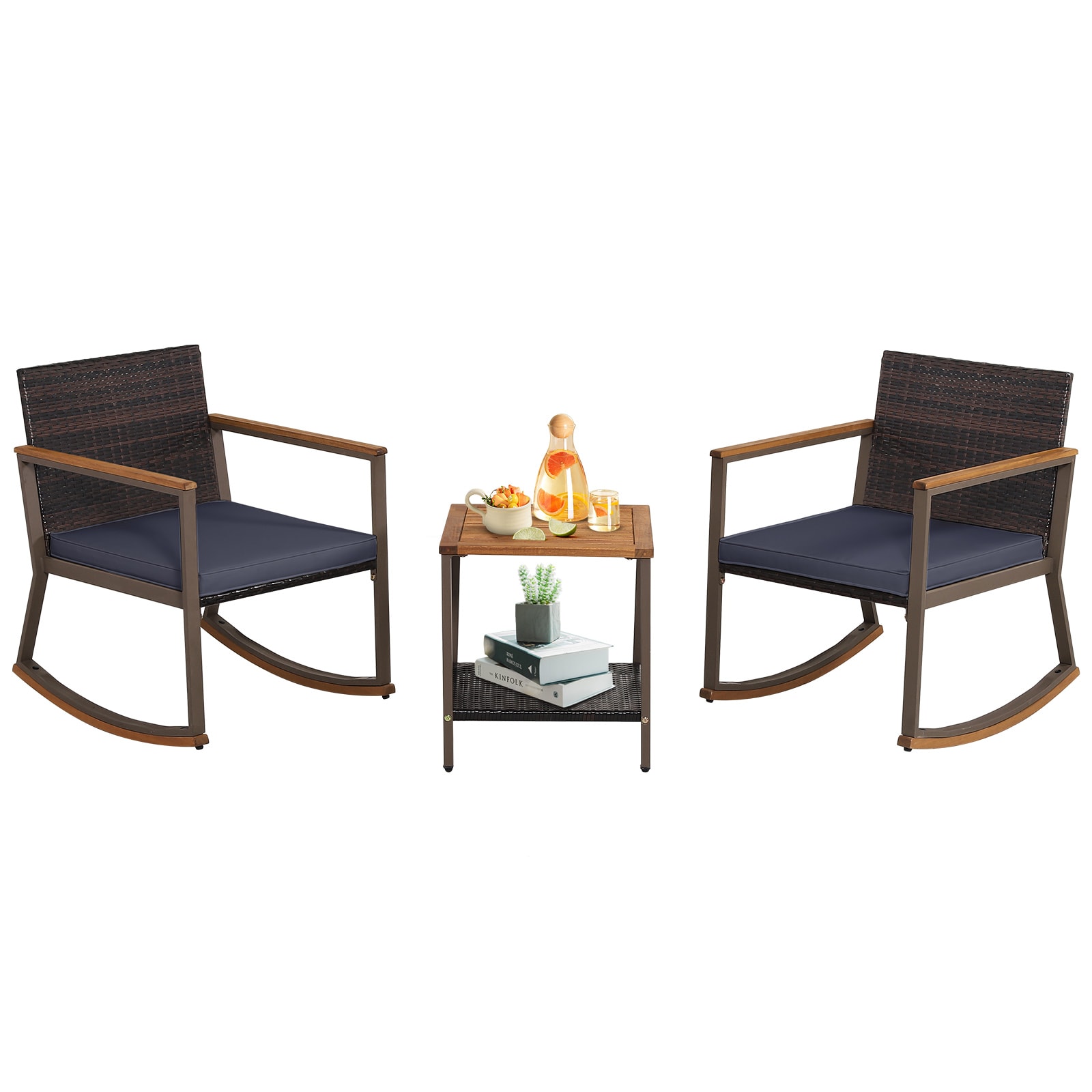 WELLFOR GIS68533351 Patio-Conversation-Sets - View #2
