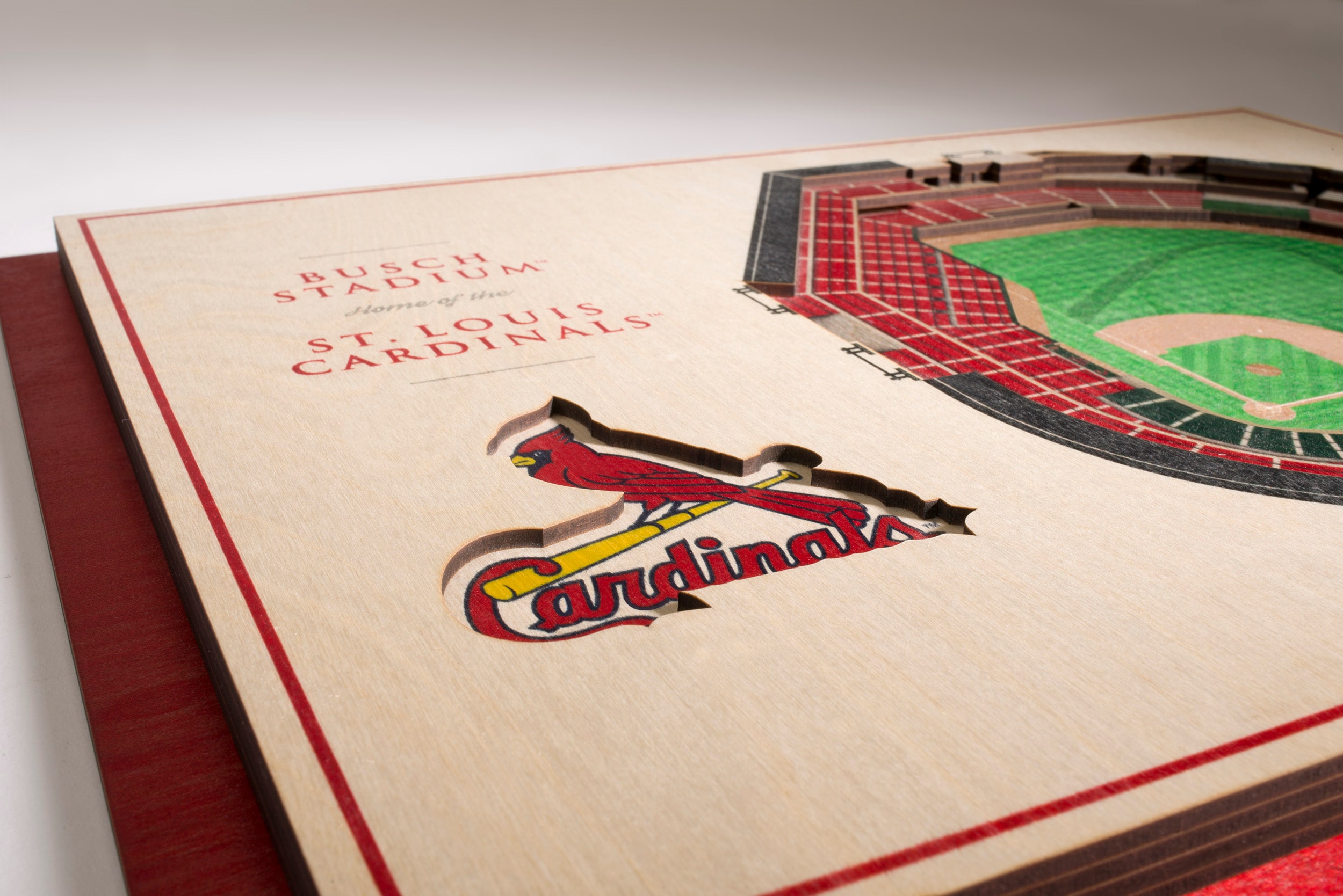 St. Louis Cardinals Major League Baseball Simple Pattern 3D