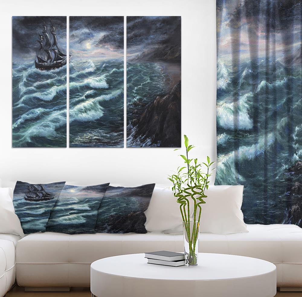 Designart 28-in H x 36-in W Coastal Print on Canvas at Lowes.com