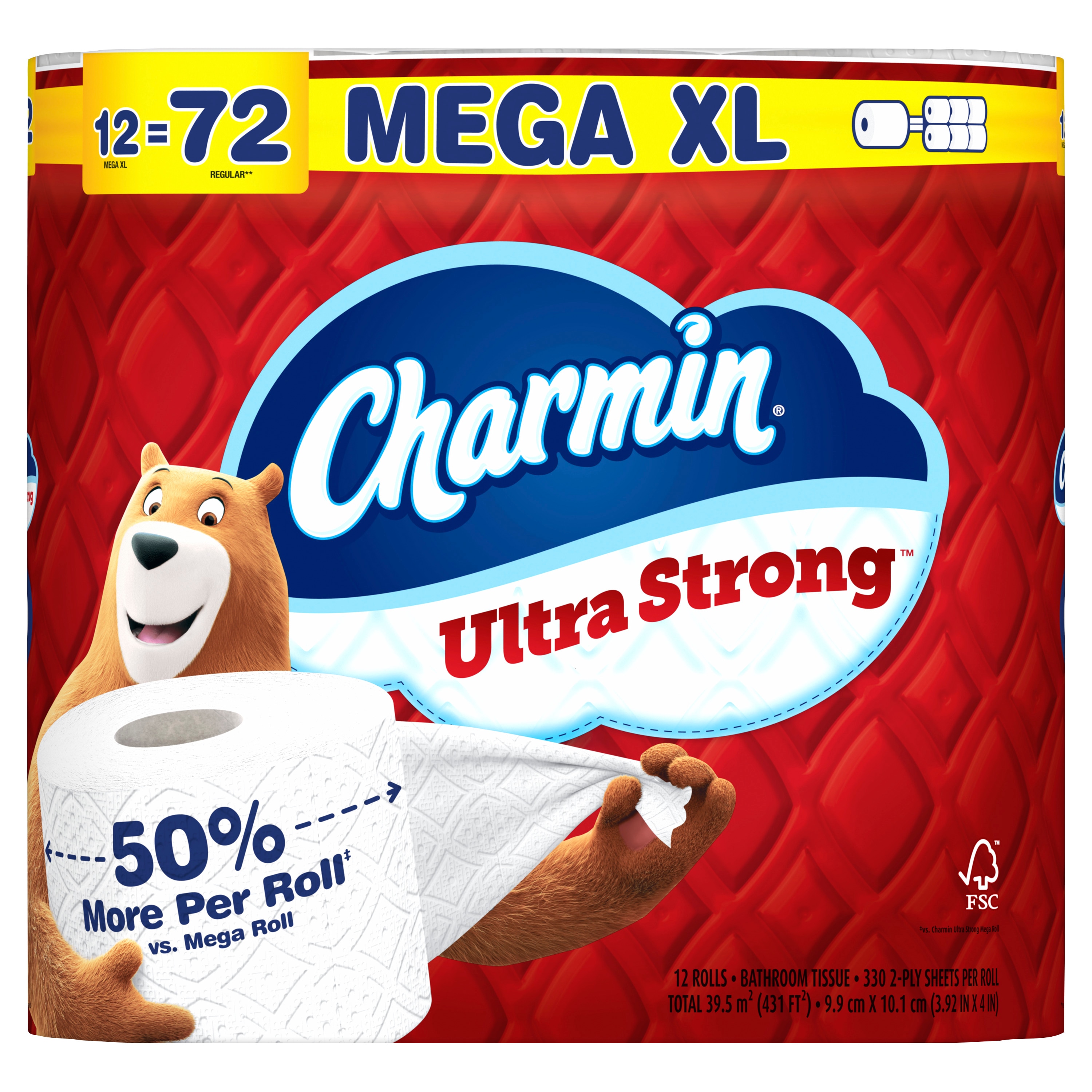 Charmin Ultra Strong Mega XL 12 -Pack 2-ply Toilet Paper #3077213451