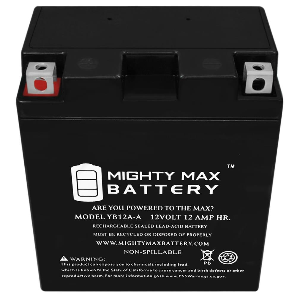 Mighty Max Battery 12-Volt 165 Amps CCA Motorcycle Battery In The Power ...