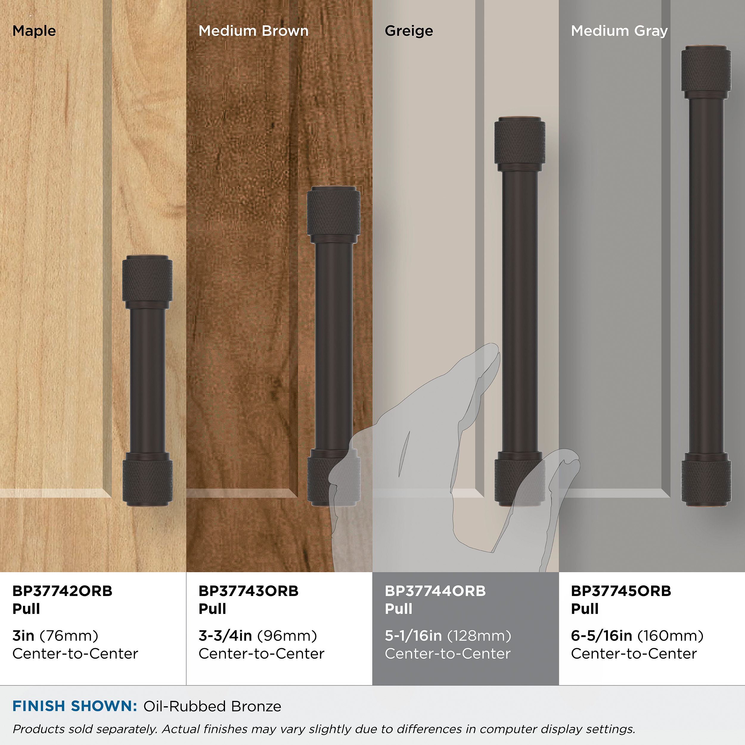Amerock BP37744ORB Cabinet-Pulls - View #7