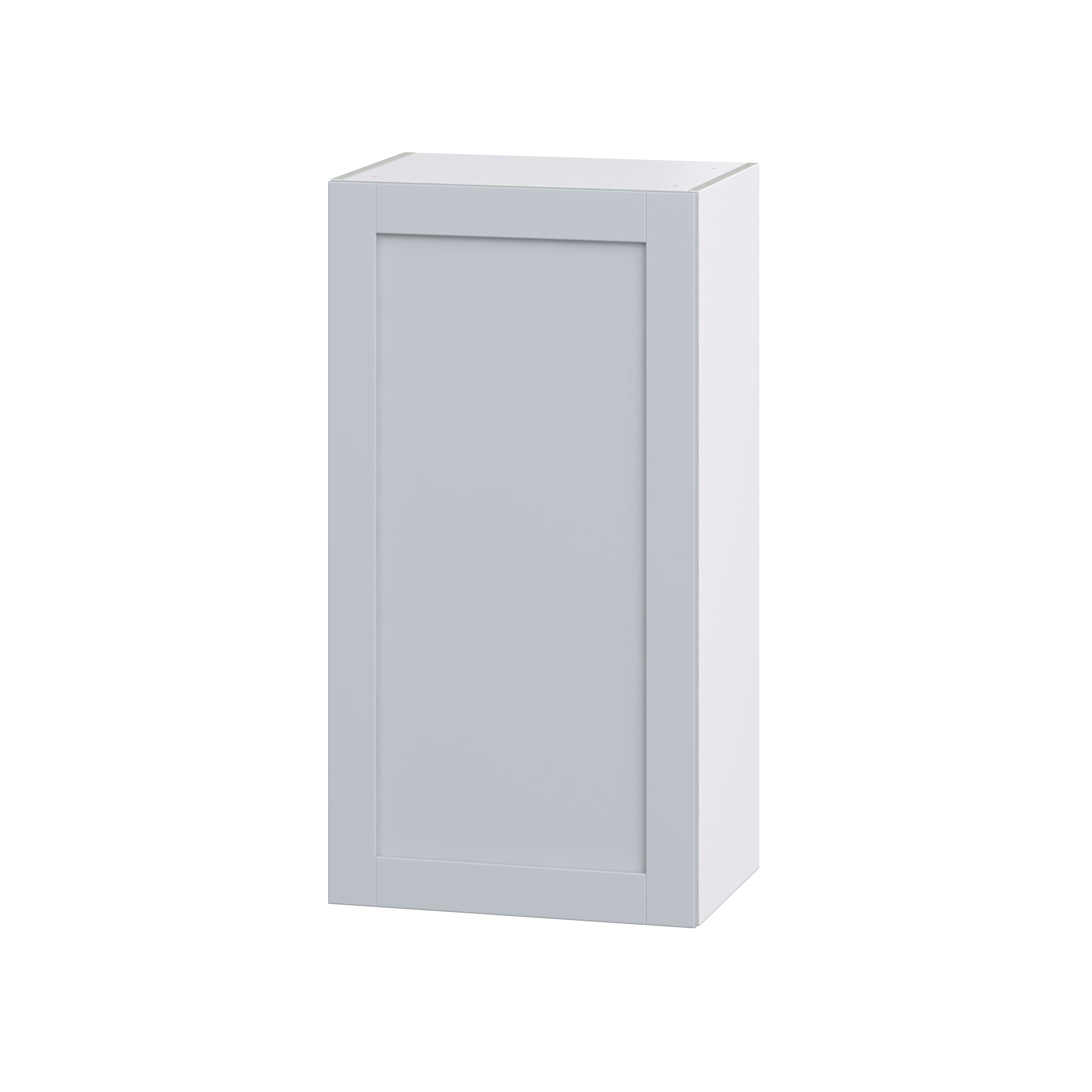 Hugo&Borg DSW2140(L/R)-CH Charlesberg 21-in W x 40-in H x 14-in D Light Gray Wall Fully assembled Cabinet (Recessed Panel Shaker)
