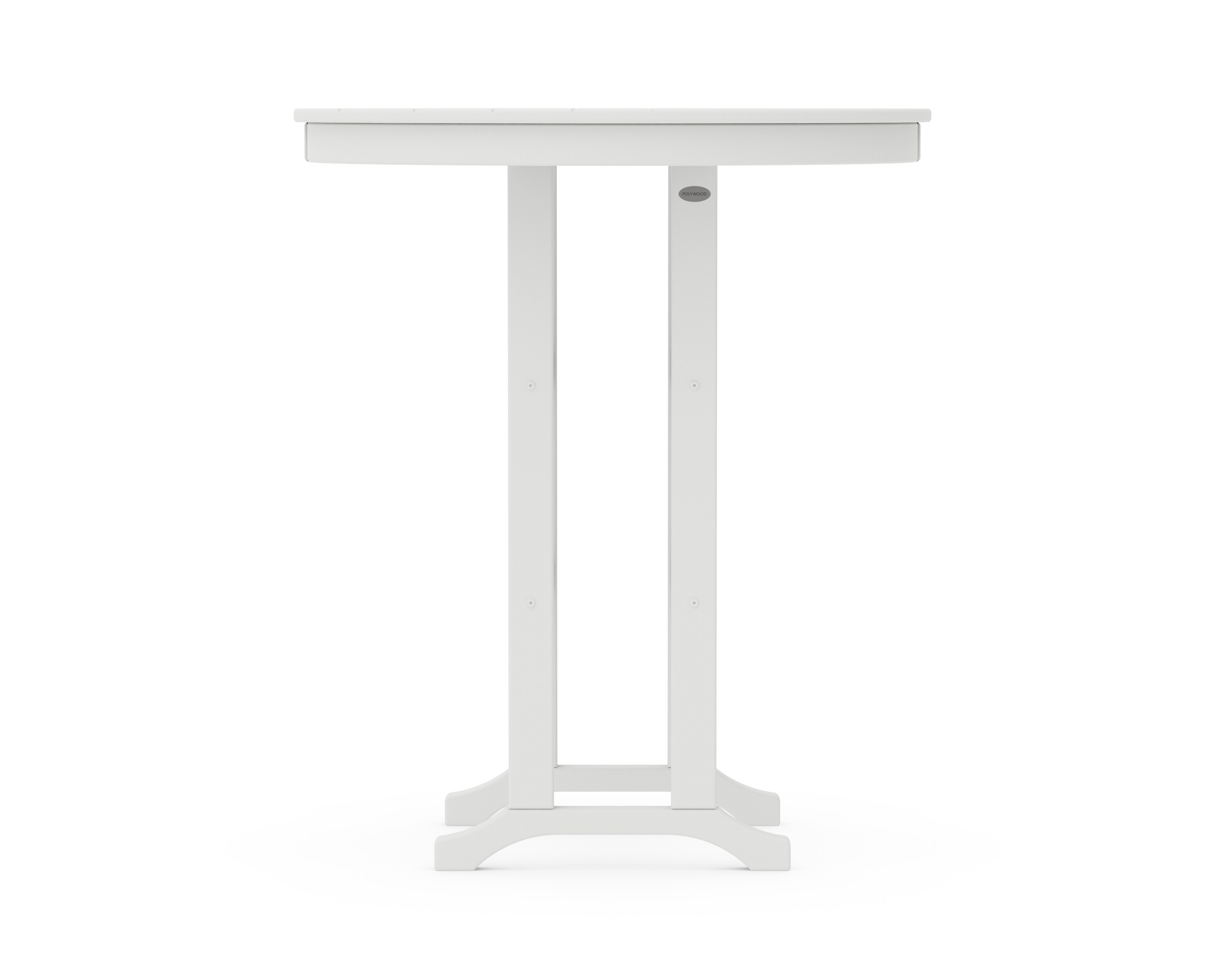 POLYWOOD RBT236WH Patio-Tables - View #3