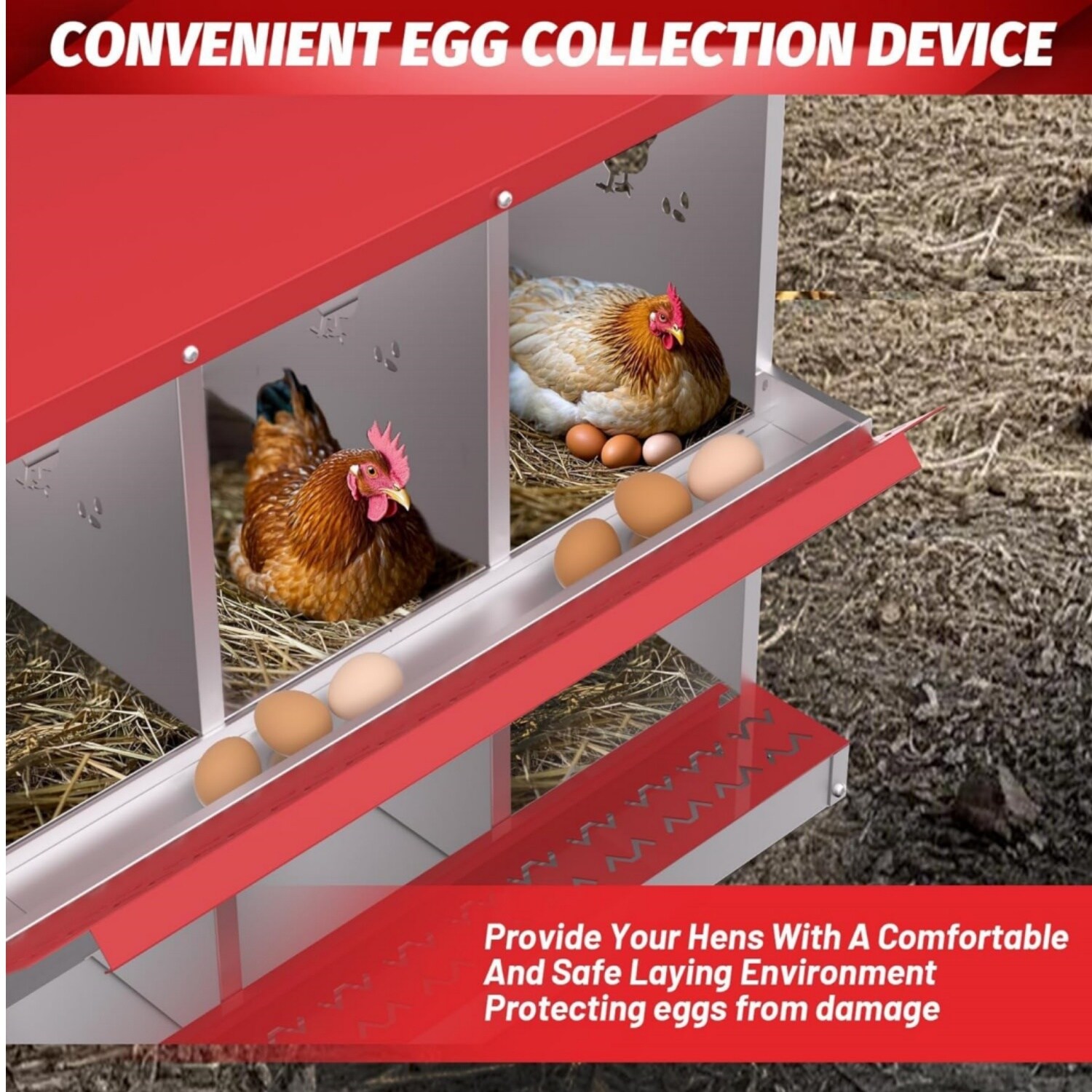 GarveeLife LMYJW-5772 Chicken-Coops-Rabbit-Hutches - View #6