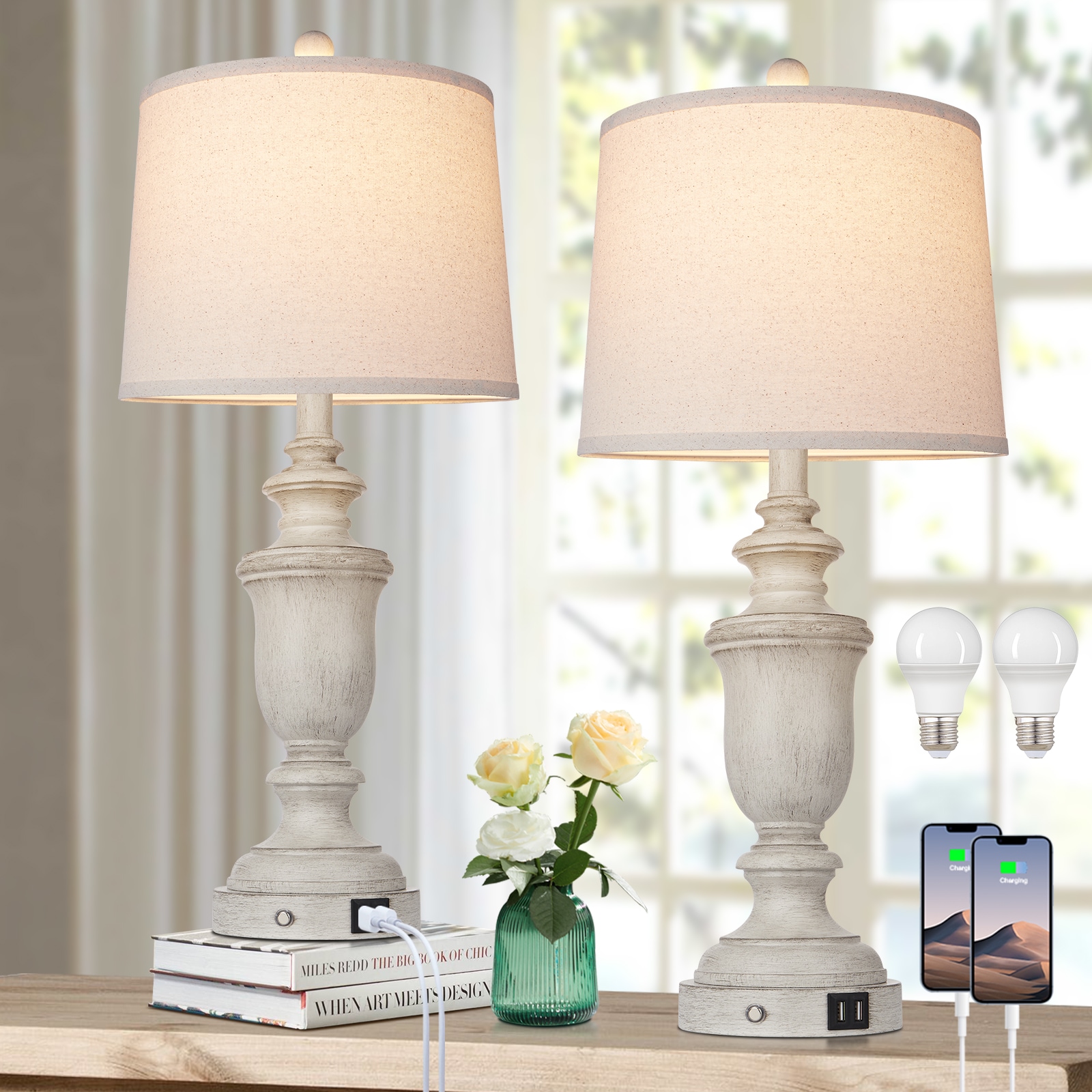 UrFurnishings TD-219 Table-Lamps - View #4
