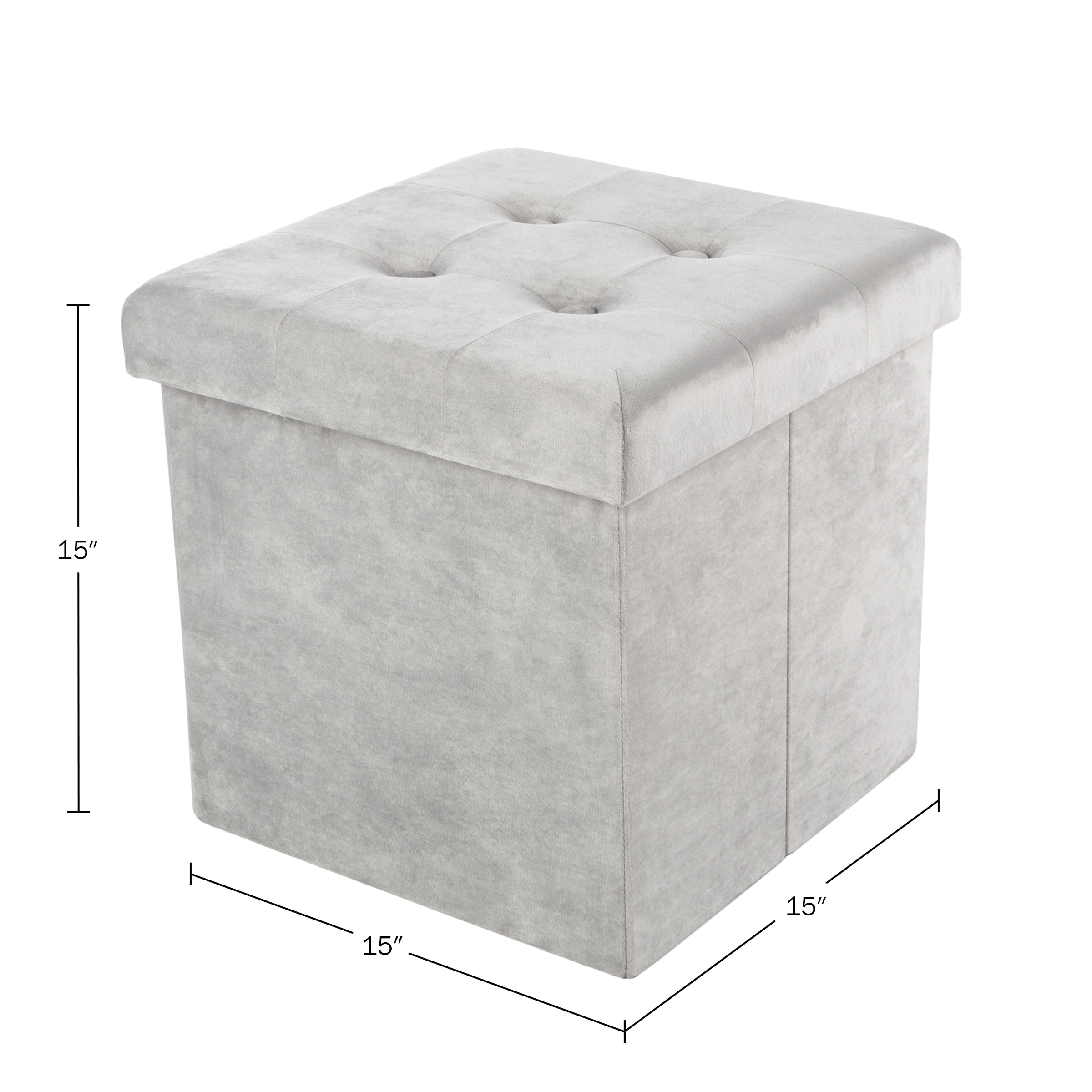 Lavish Home 80-FOTT-20 Indoor-Ottomans - View #5
