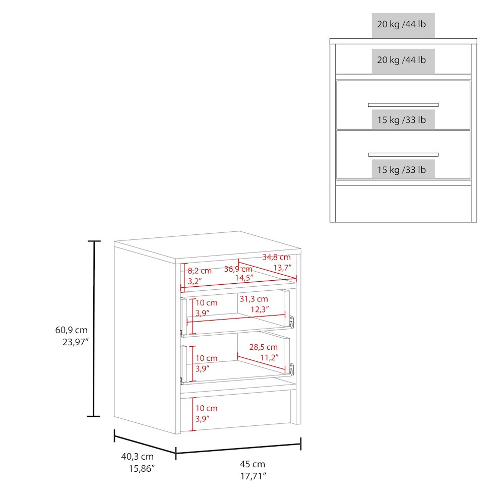 TUHOME MLW10945 nightstands - View #3