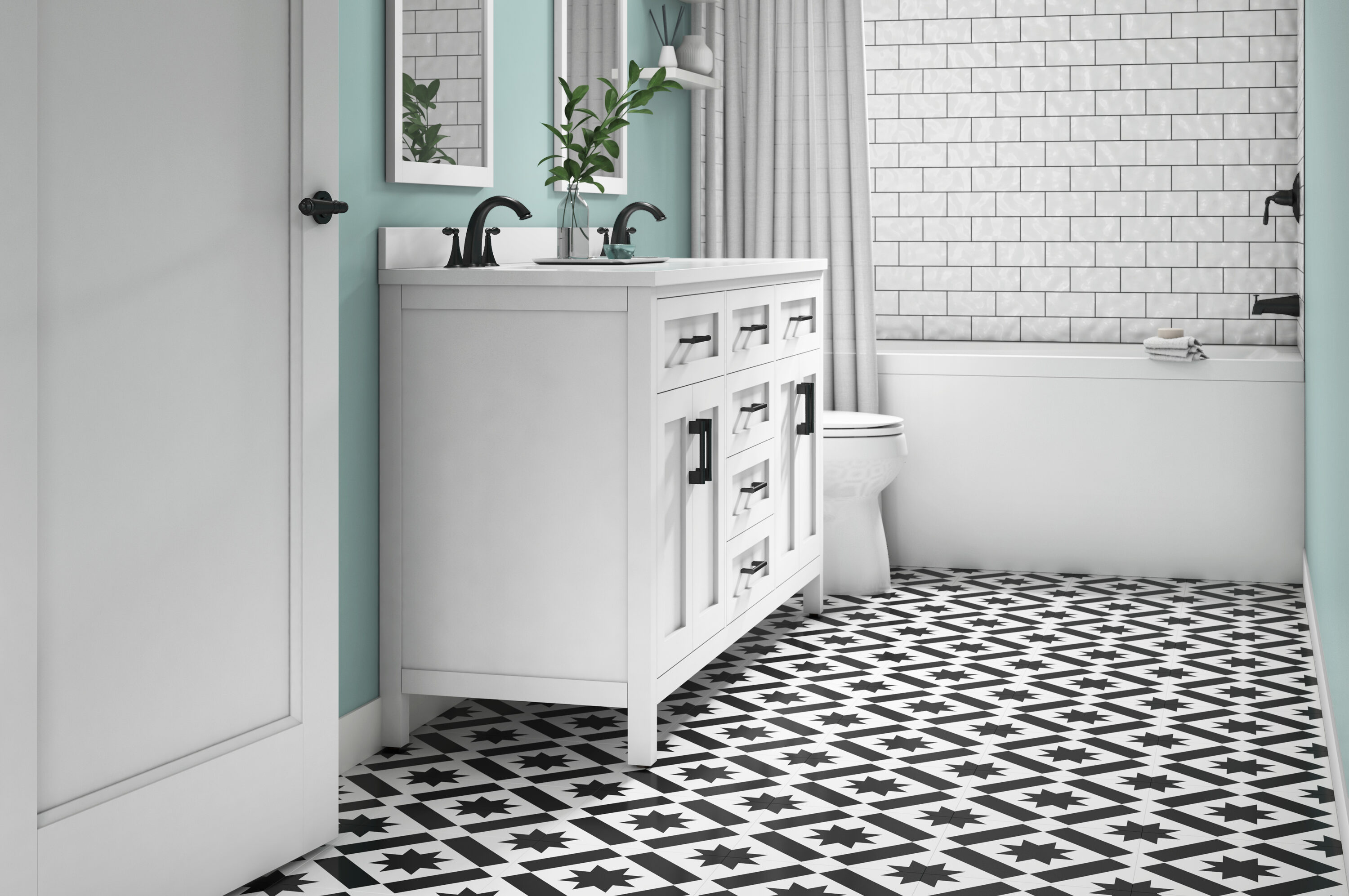 Style Selections LSS10927APS Vinyl-Tiles - View #4