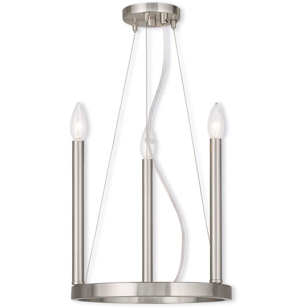 Livex Lighting Alpine 3 - Light - Bronze /  Bronze / Dark Brown Steel Chandelier