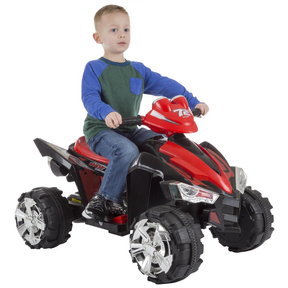 Toy Time Battery Powered Ride On Toy ATV Four Wheeler Riding Toys at ...