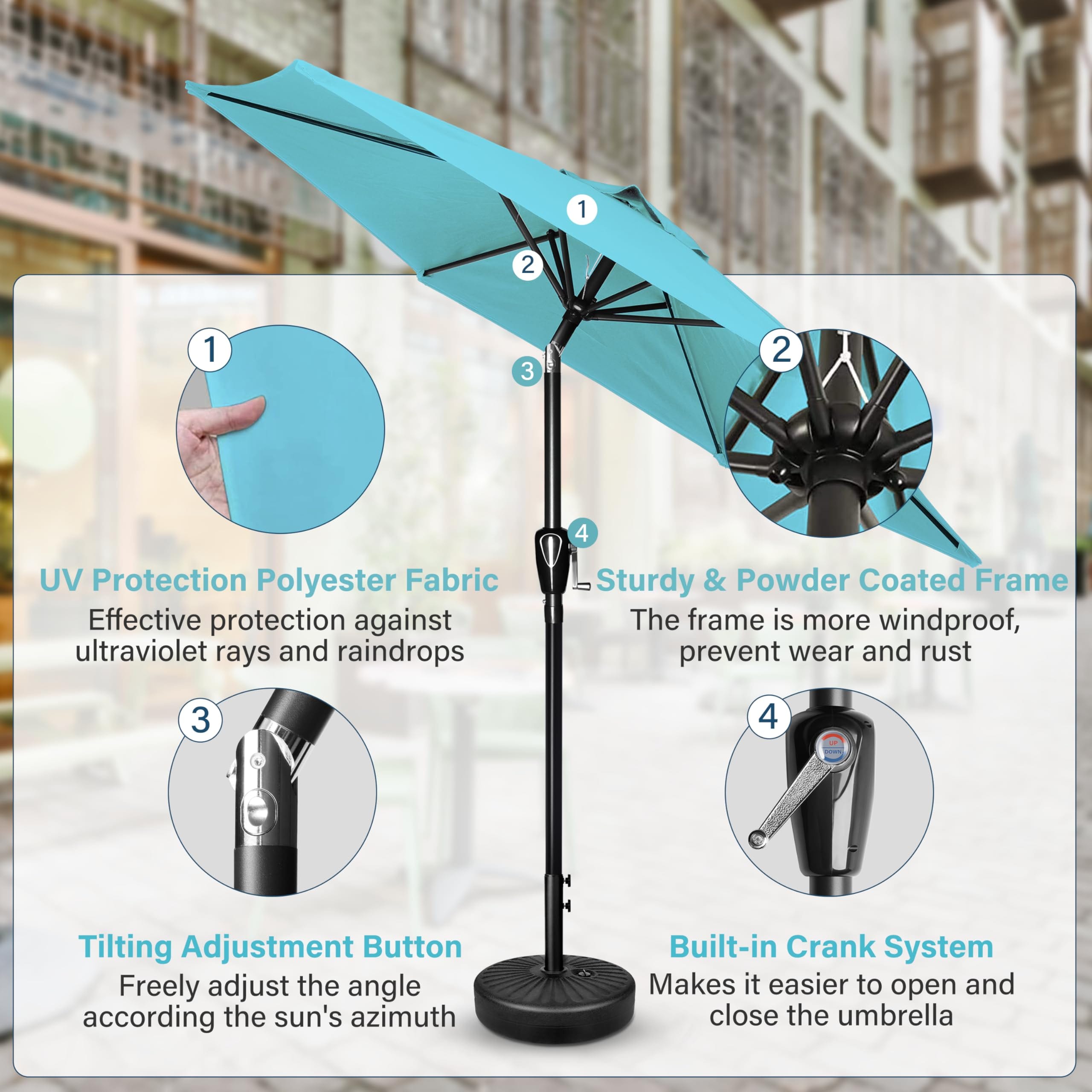 Maocao Hoom SM-T-041LB Umbrellas-2 - View #8