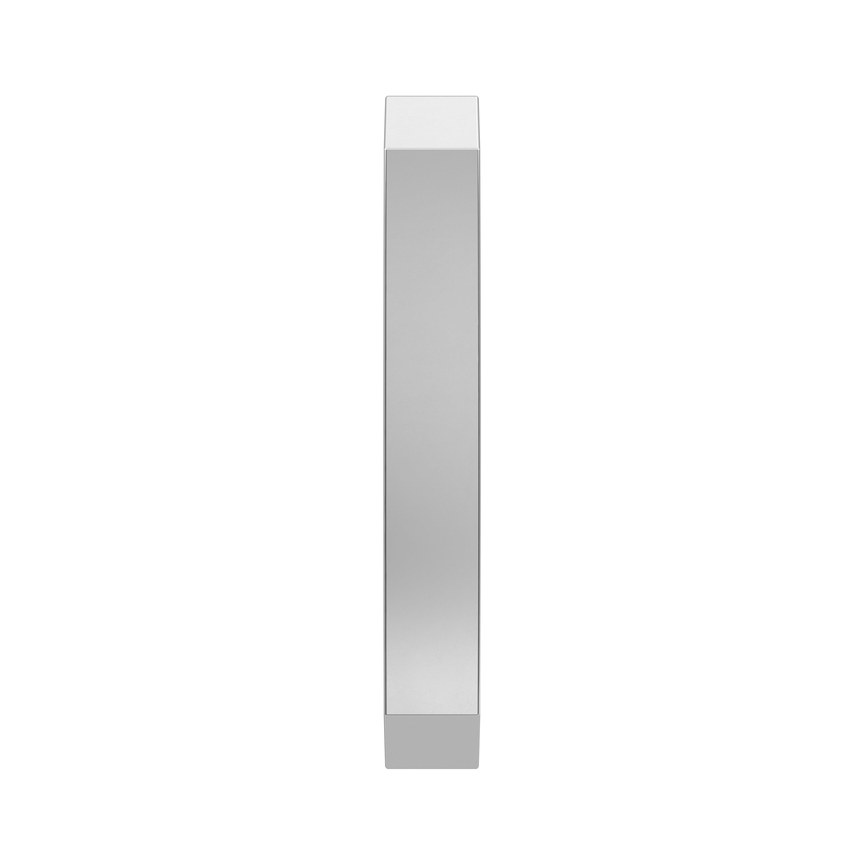 Polished Chrome Modern Cabinet and Drawer Pull with Mounting Hardware