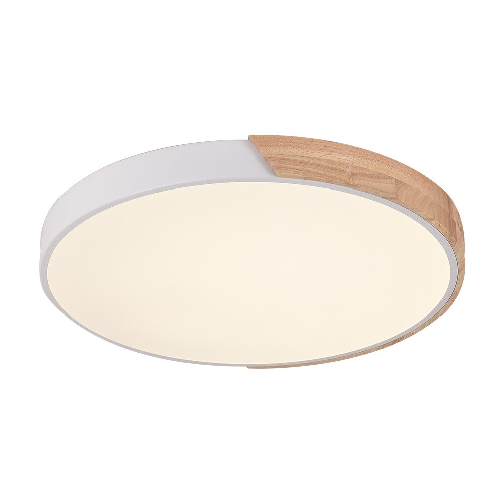 Zicbol PD1003571 1 -Light 19.7-in Multiple colors/finishes Integrated LED Flush Mount Light