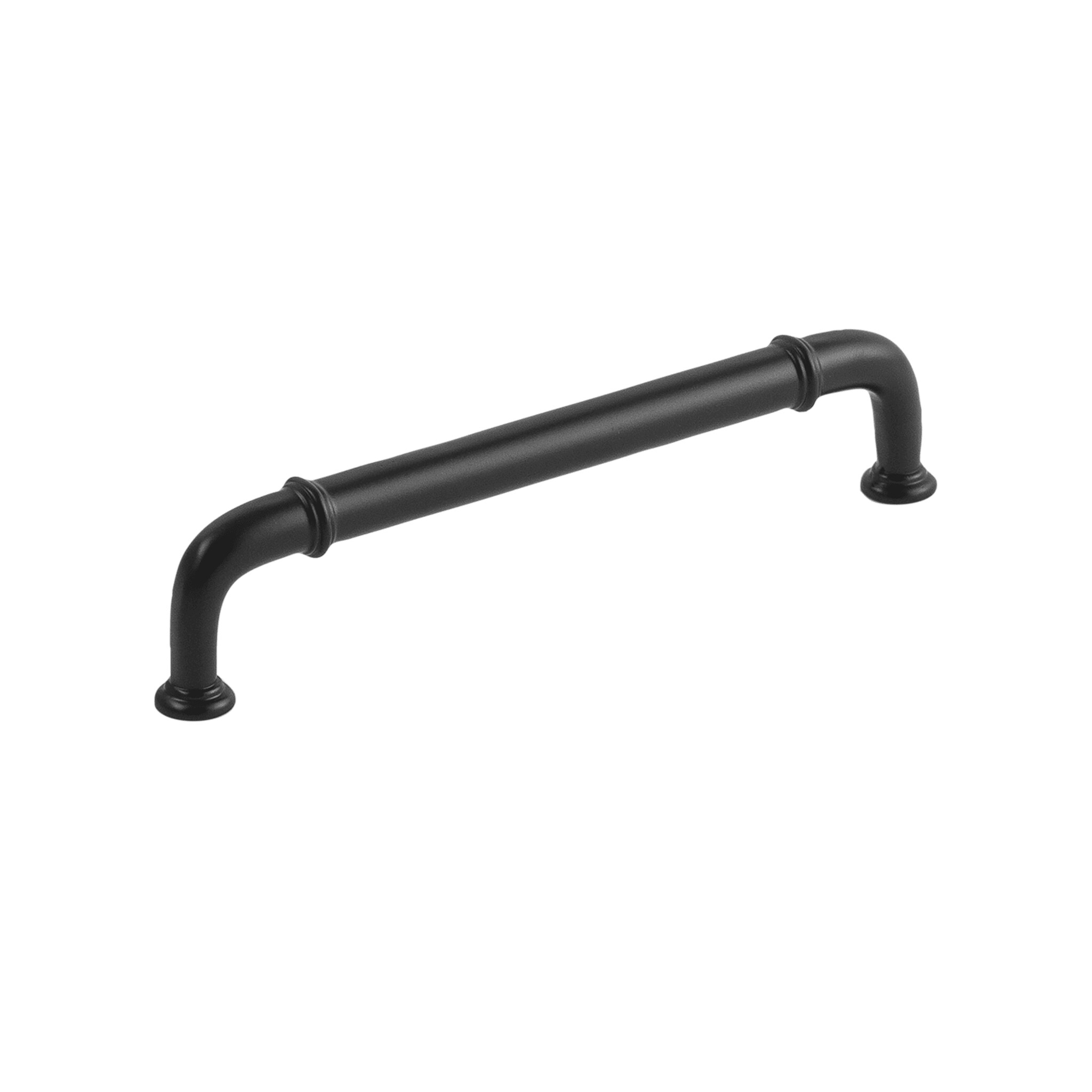 Hickory Hardware P3380-MB-10B Cottage 5-1/16-in , 128mm Center to Center Matte Black Rectangular Handle 10 -Pack
