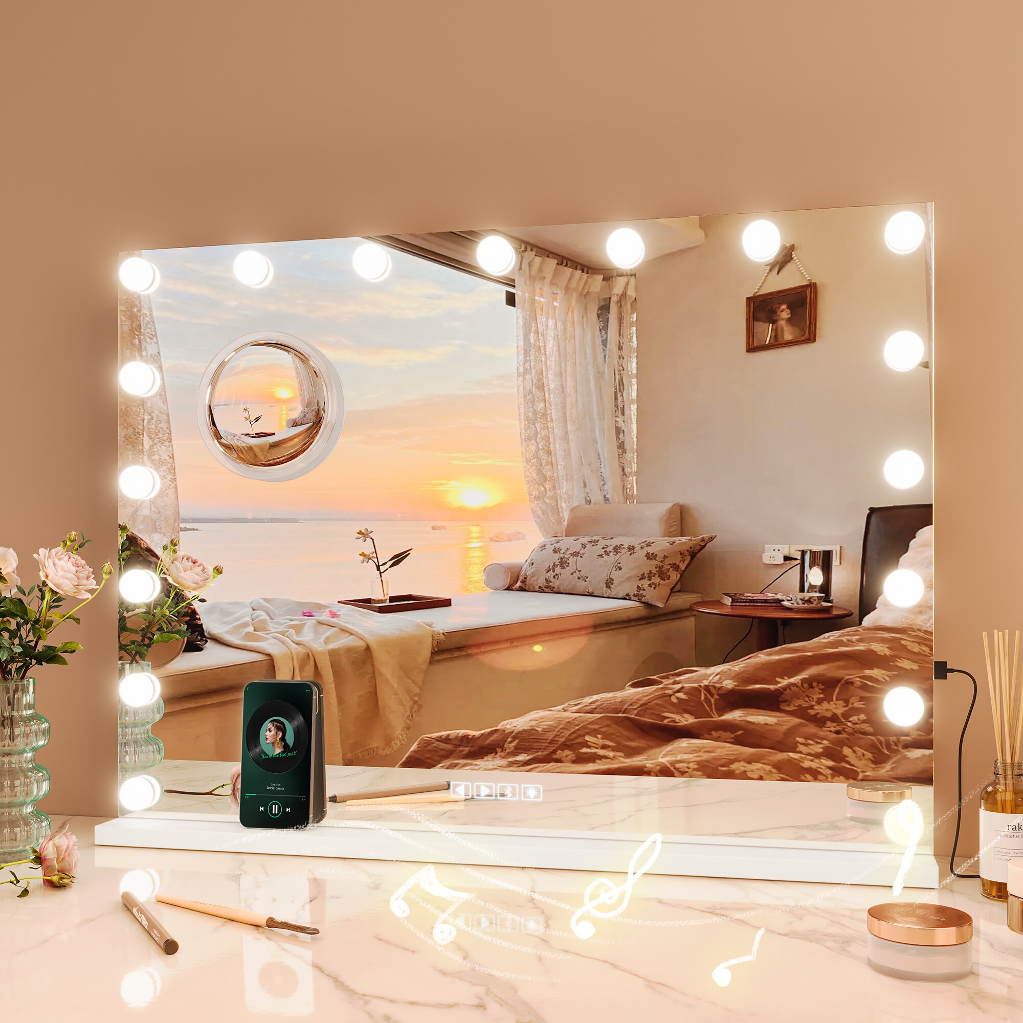 Garvee 06ZHBDPX50VJ9HNPB Framed-Bath-Mirrors - View #5