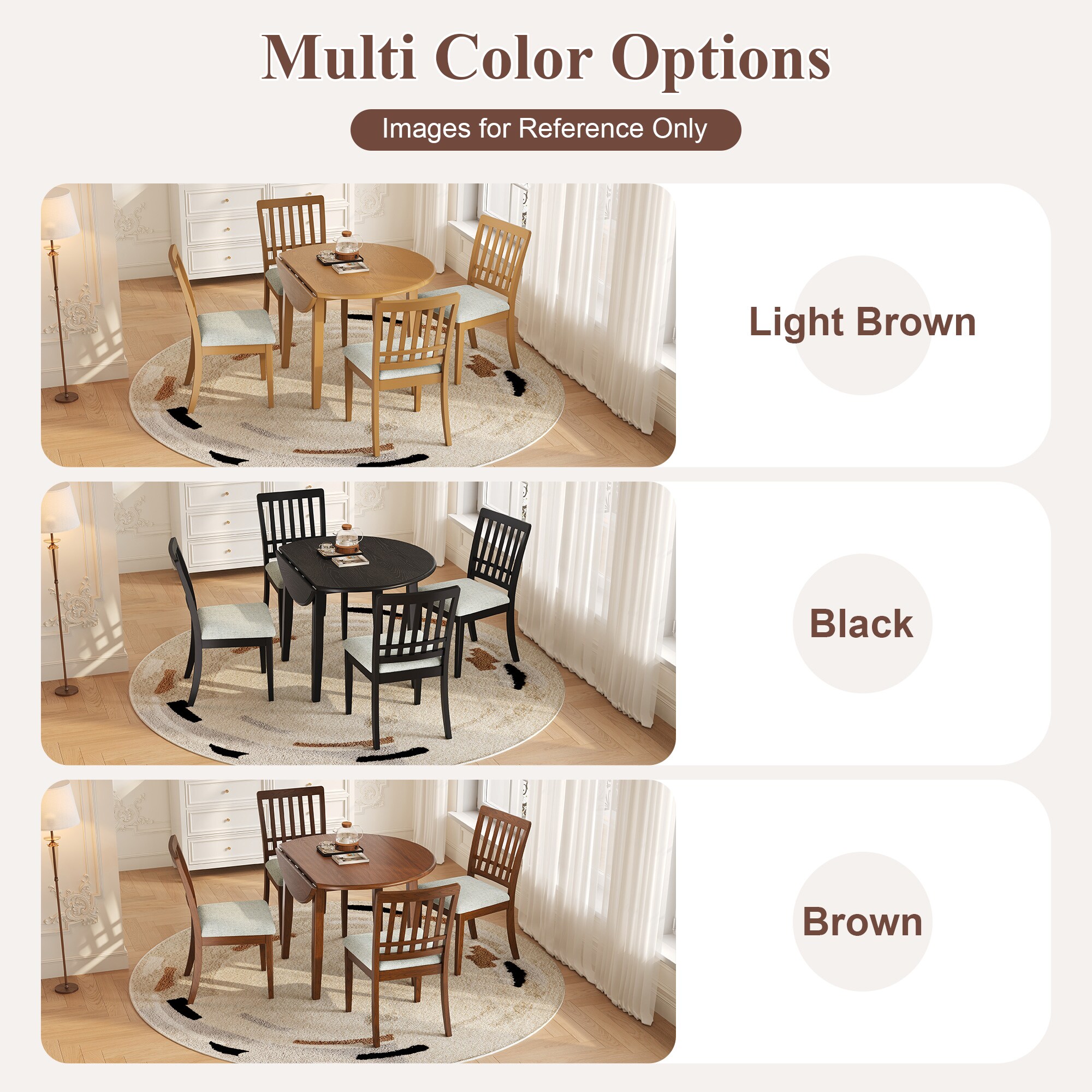 MooxvMoo 2-Piece Modern Scandinavian Dining Chairs Curved Wood Backrest ...
