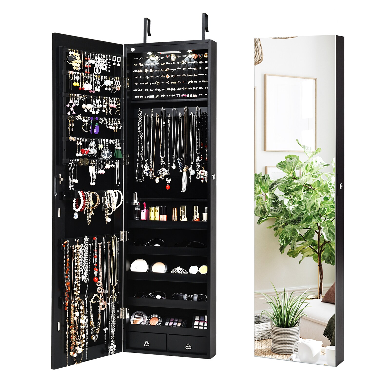 Slickblue D-CO-HW59104BK Jewelry-Armoires - View #3