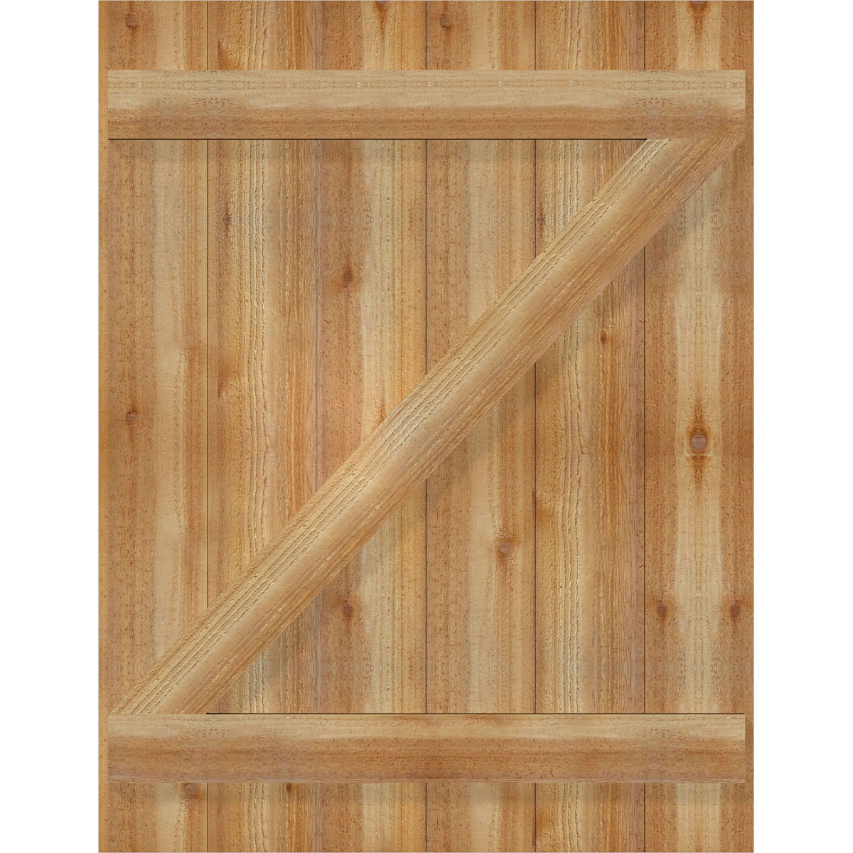 Ekena Millwork RBJ06Z32X042RWR Exterior-Shutters - View #5