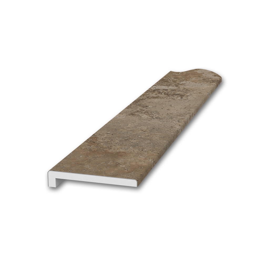 FlexStone FLXSG396MT 3 In X 95 In Standard Trim with 3/8 In Lip In Mocha Travertine