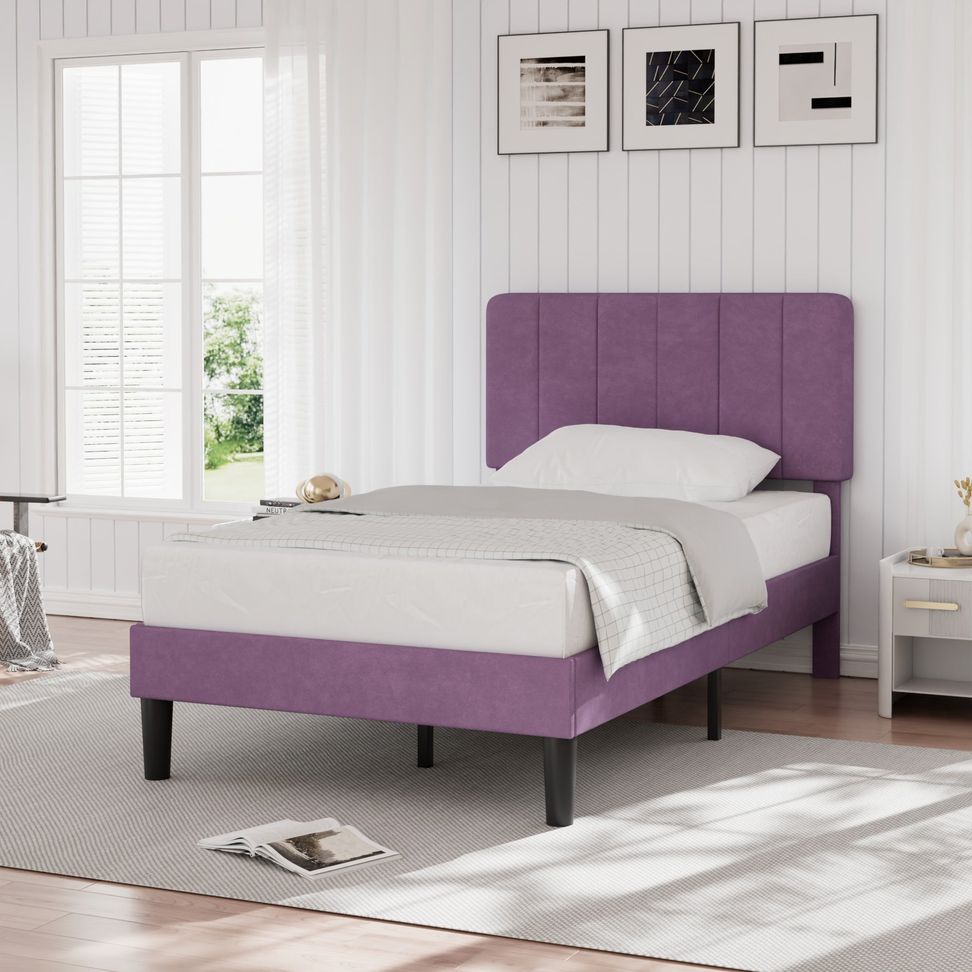 Vecelo LOE-CY-TB01-PUR beds - View #2