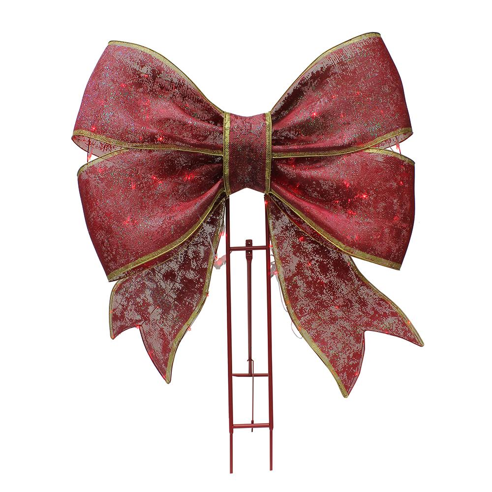 Puleo International LW18-OD33 47-in Bow Light Display with Red LED Lights