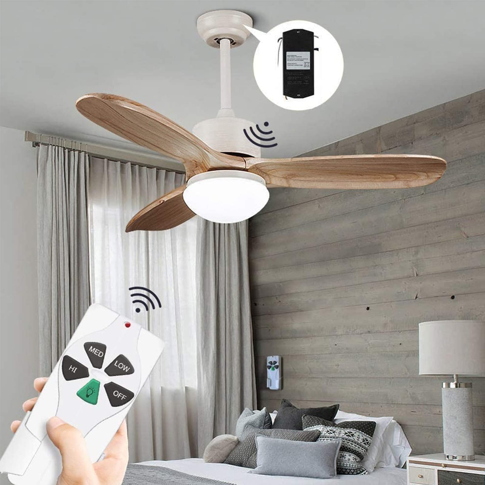 Lukvuzo LLU0715L120 Ceiling-Fan-Mtg-Hdwr - View #5