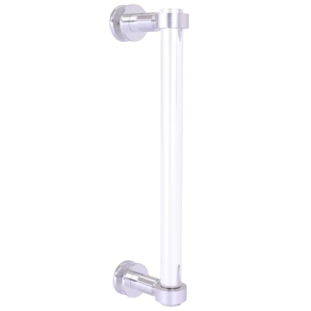 Allied Brass CV-407-12SM-SCH Satin chrome 12-Inches Hinged shower door Handle