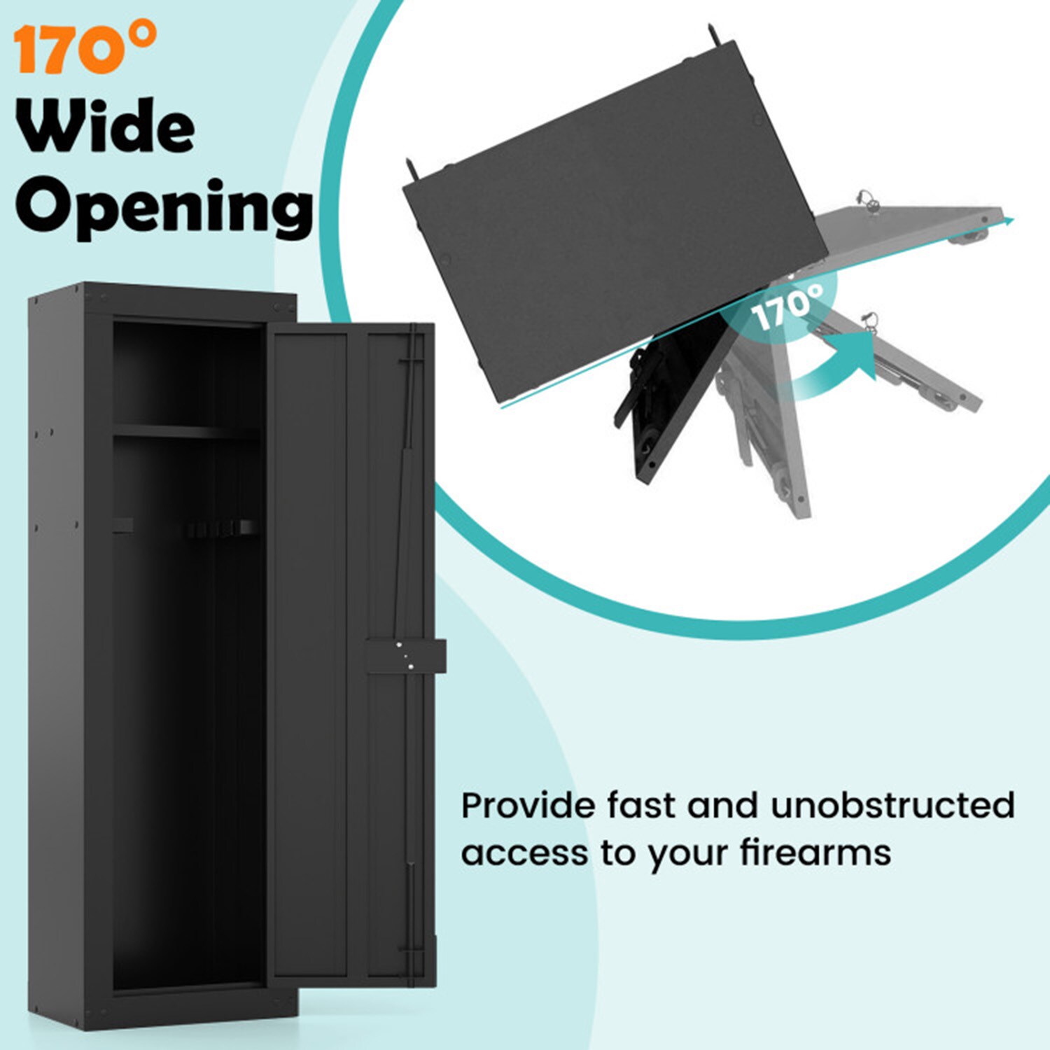 LUCKY ONE LO-JZ490DK3P Gun-Safes - View #4