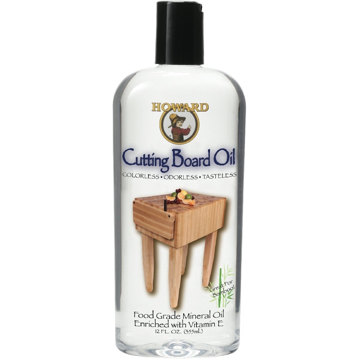 Howard  Products Food Grade Mineral Oil for Wood Cutting Board - 12 oz Pack of 1