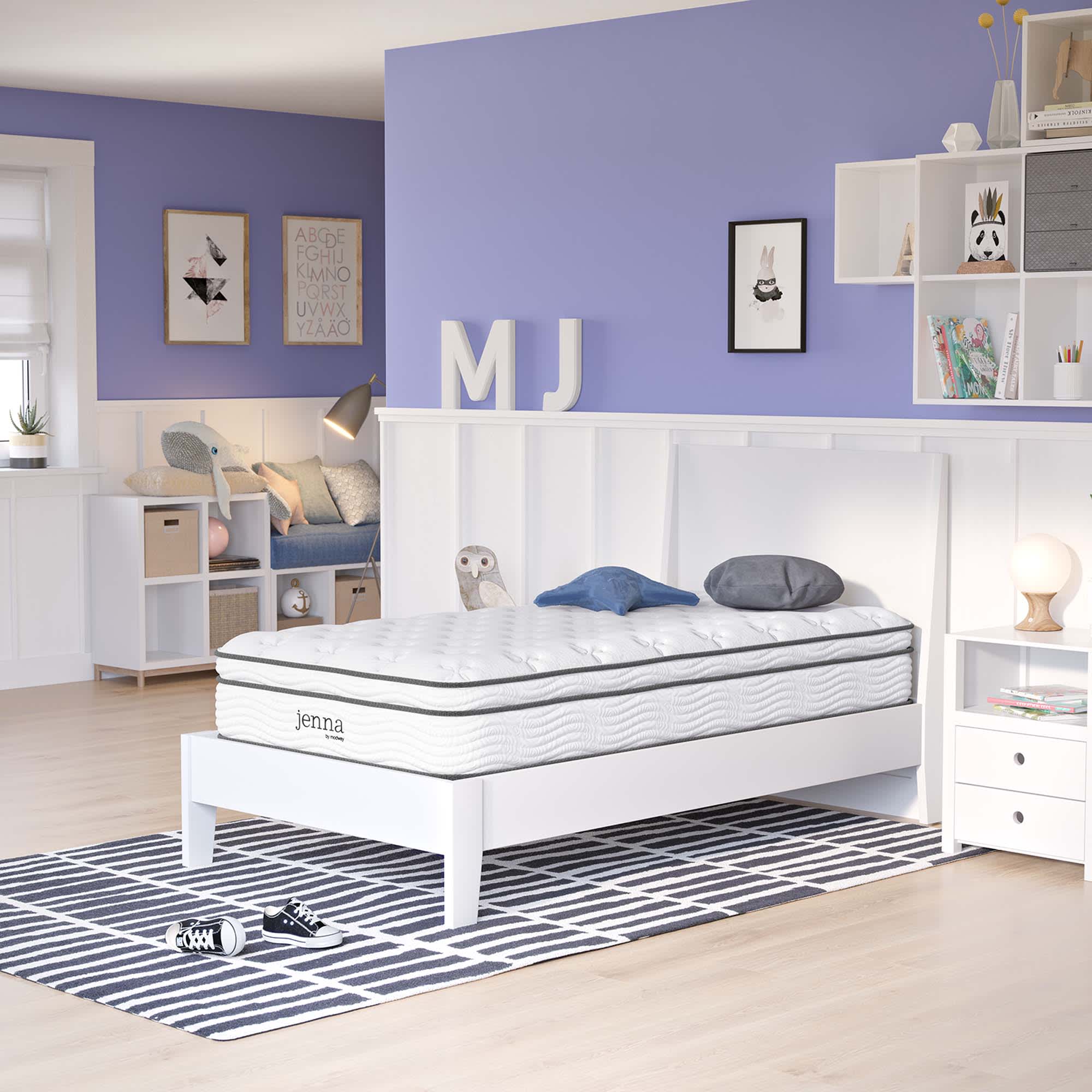 Modway MOD-5768-WHI Mattresses-Boxsprings - View #4