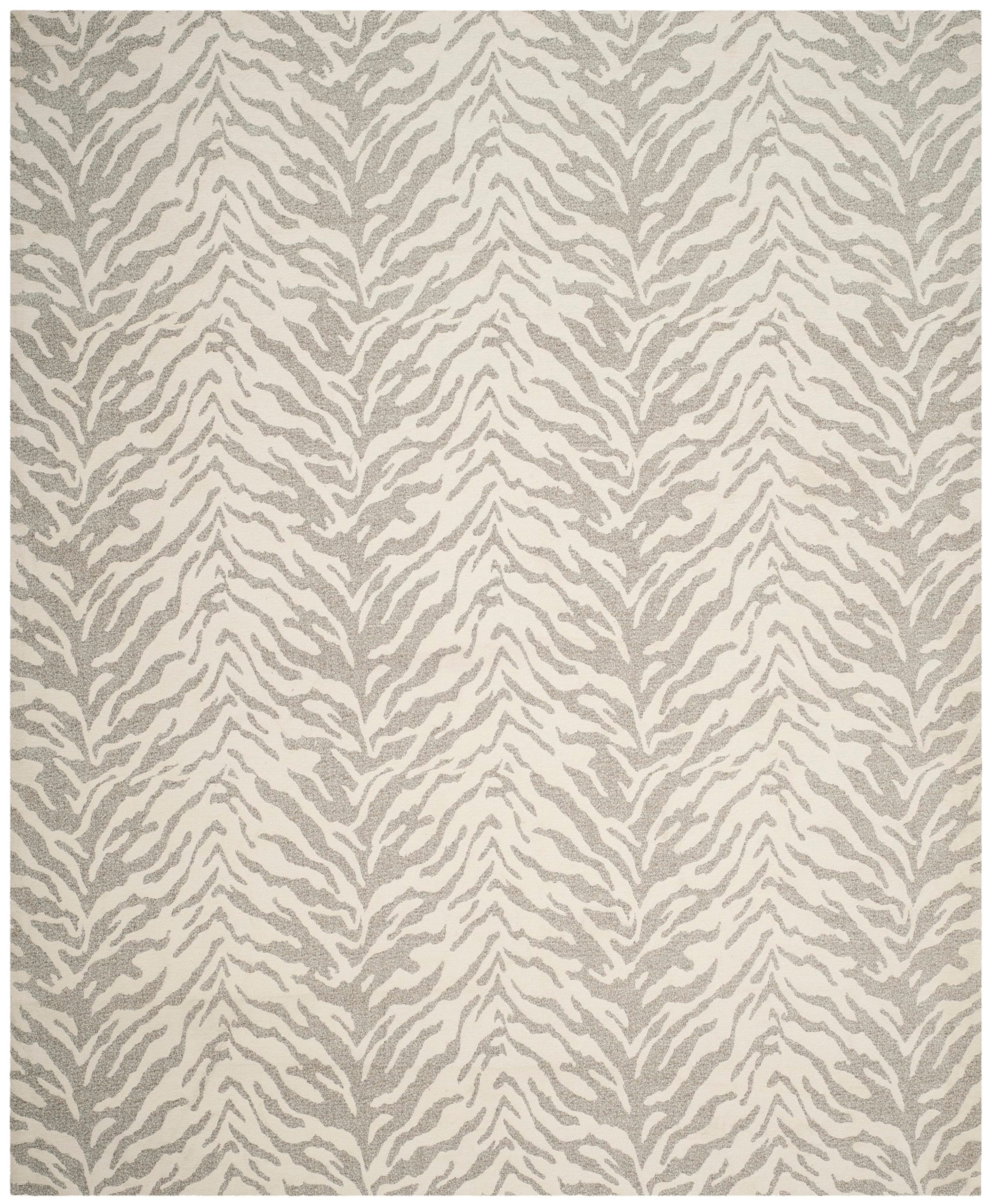 Safavieh MRB632A-8 Marbella Pagona 8 x 10 (ft) Loomed Polyester Light Gray/Ivory Rectangular Indoor Abstract Bohemian/Eclectic Area rug