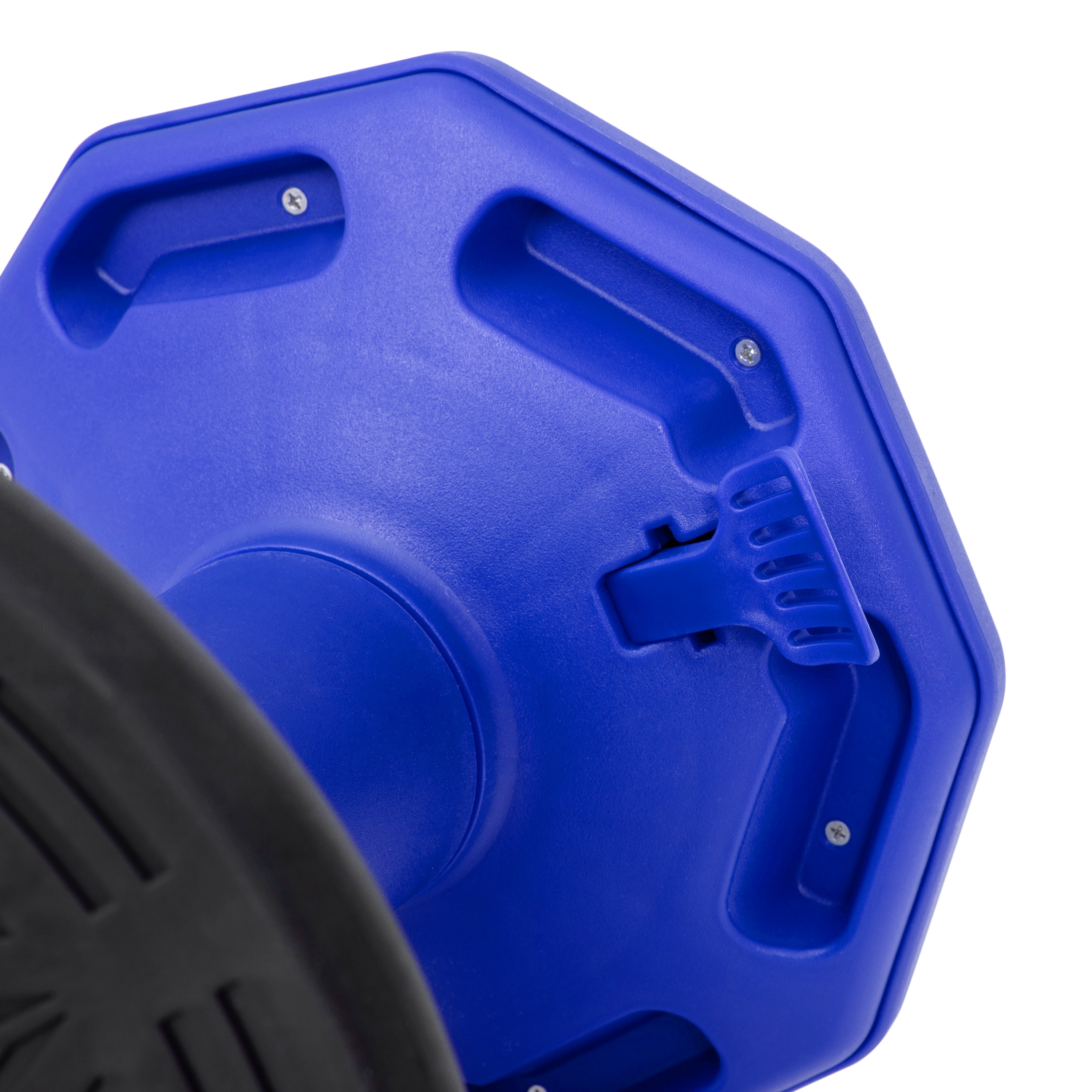 Blue Adjustable Height Kids Active Learning Stool with Rubber Seat