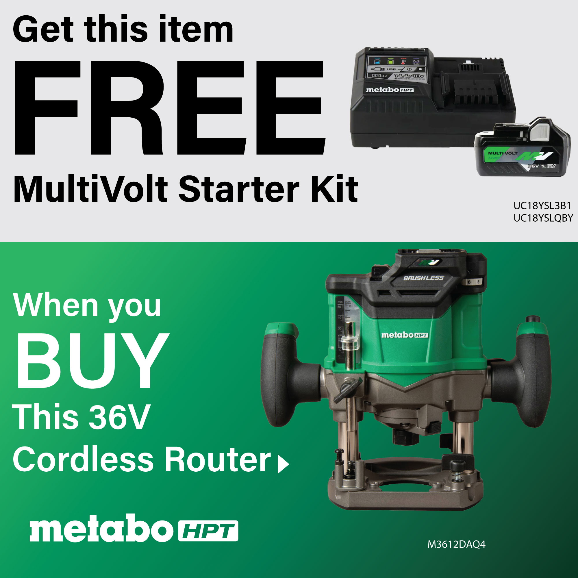 Metabo HPT M3612DAQ4M b100175 - View #2