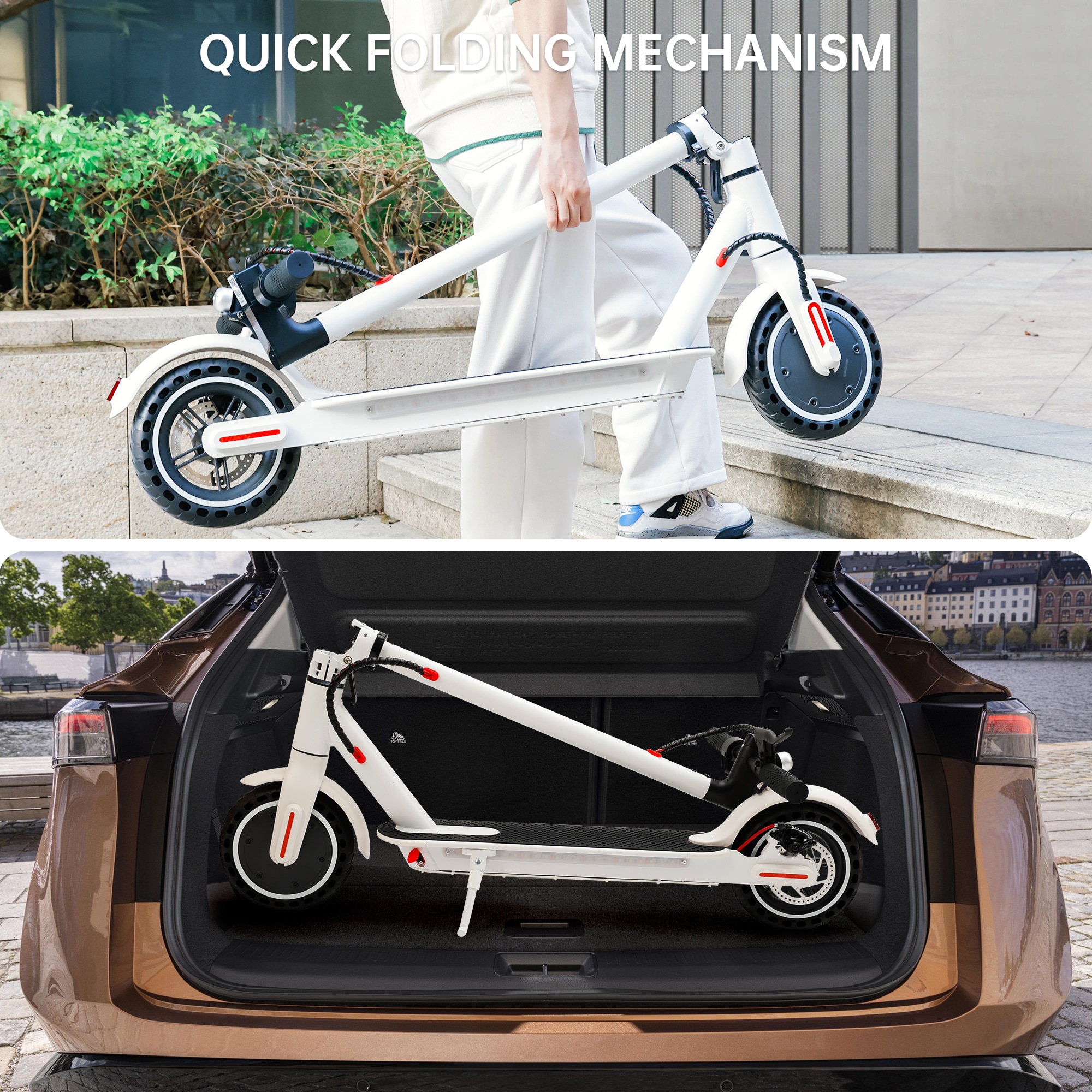 Topteng G056-001-WHITE scooters - View #10