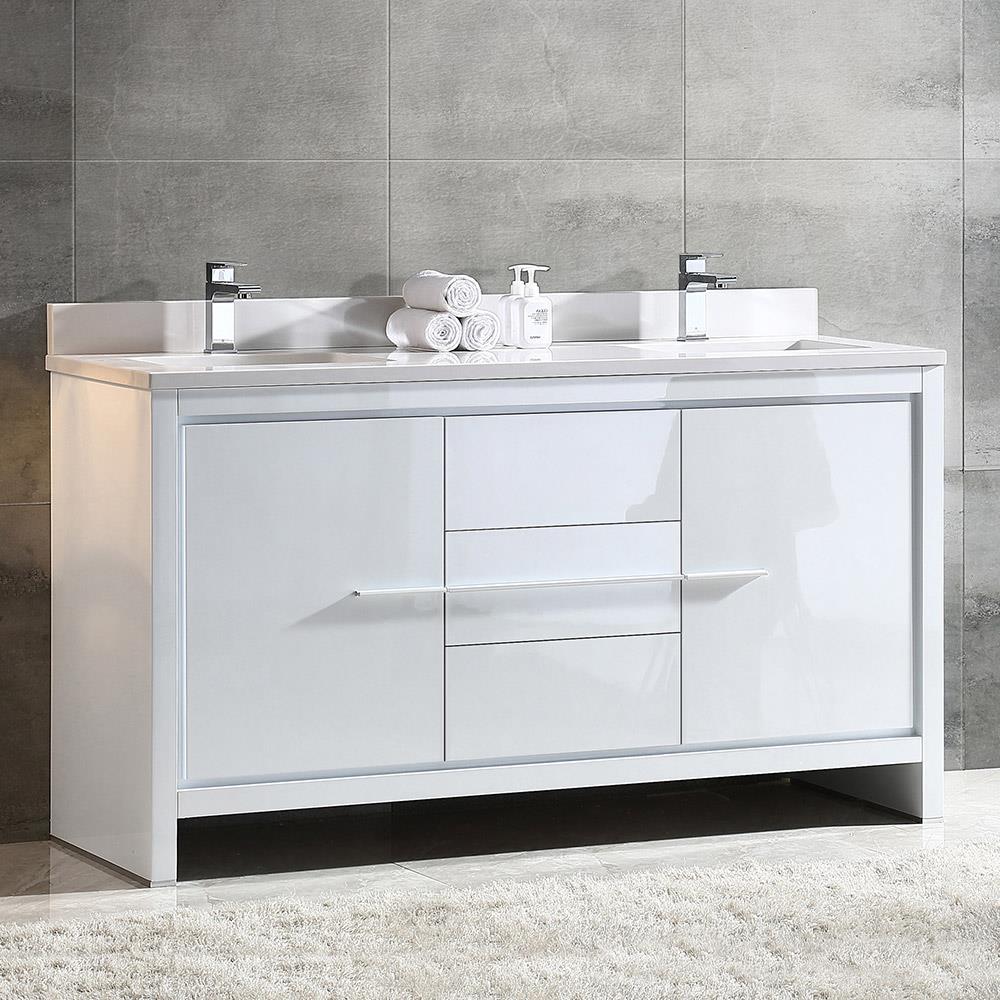 Fresca FCB8119WH-CWH-U Bath-Vanity-Combo - View #3