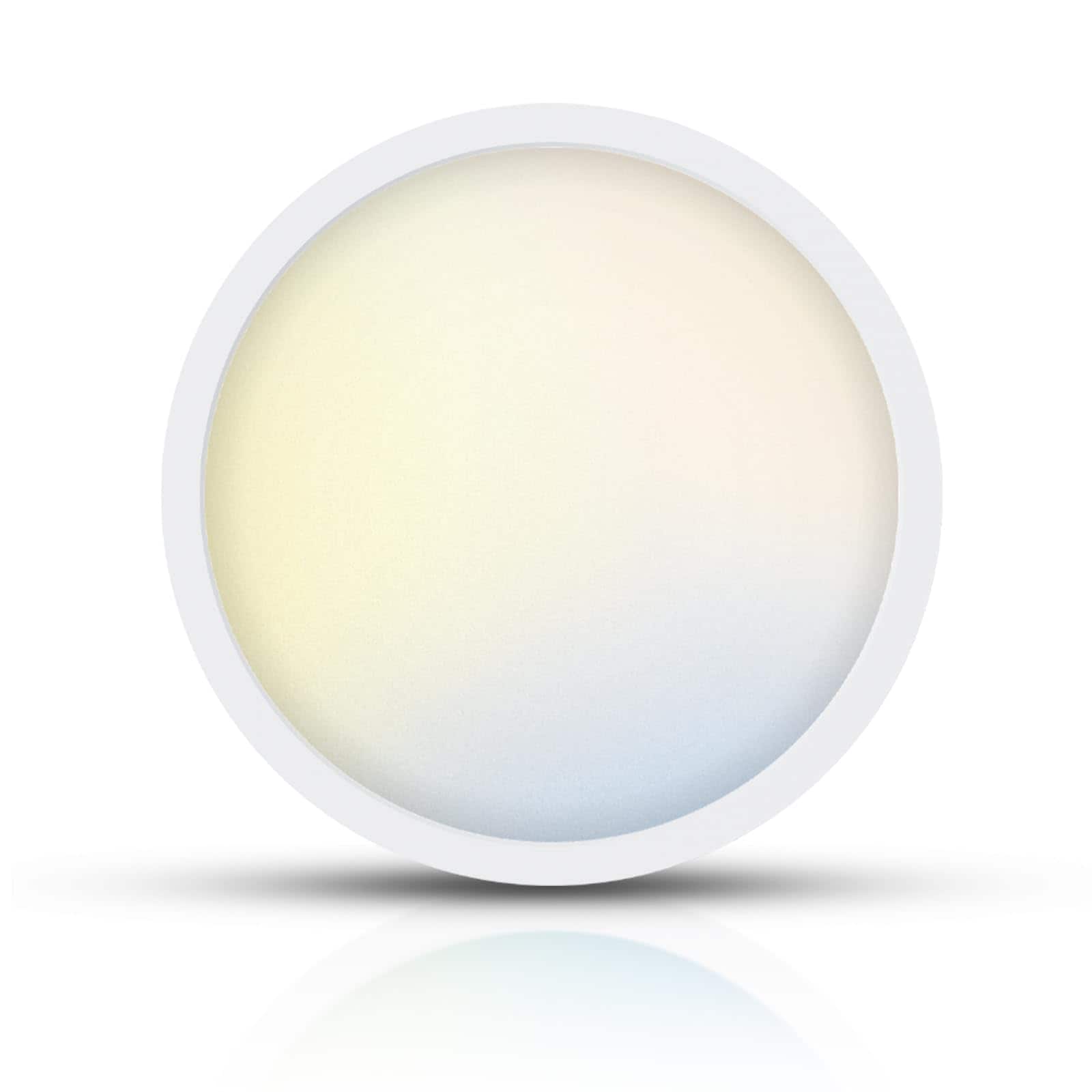 JVFCXXV  12 Inch Flush Mount Ceiling Light with 5 Color Temperatures Selectable 28W 2400 Lumen Ultra Thin Round Lighting Fixture for Kitchen