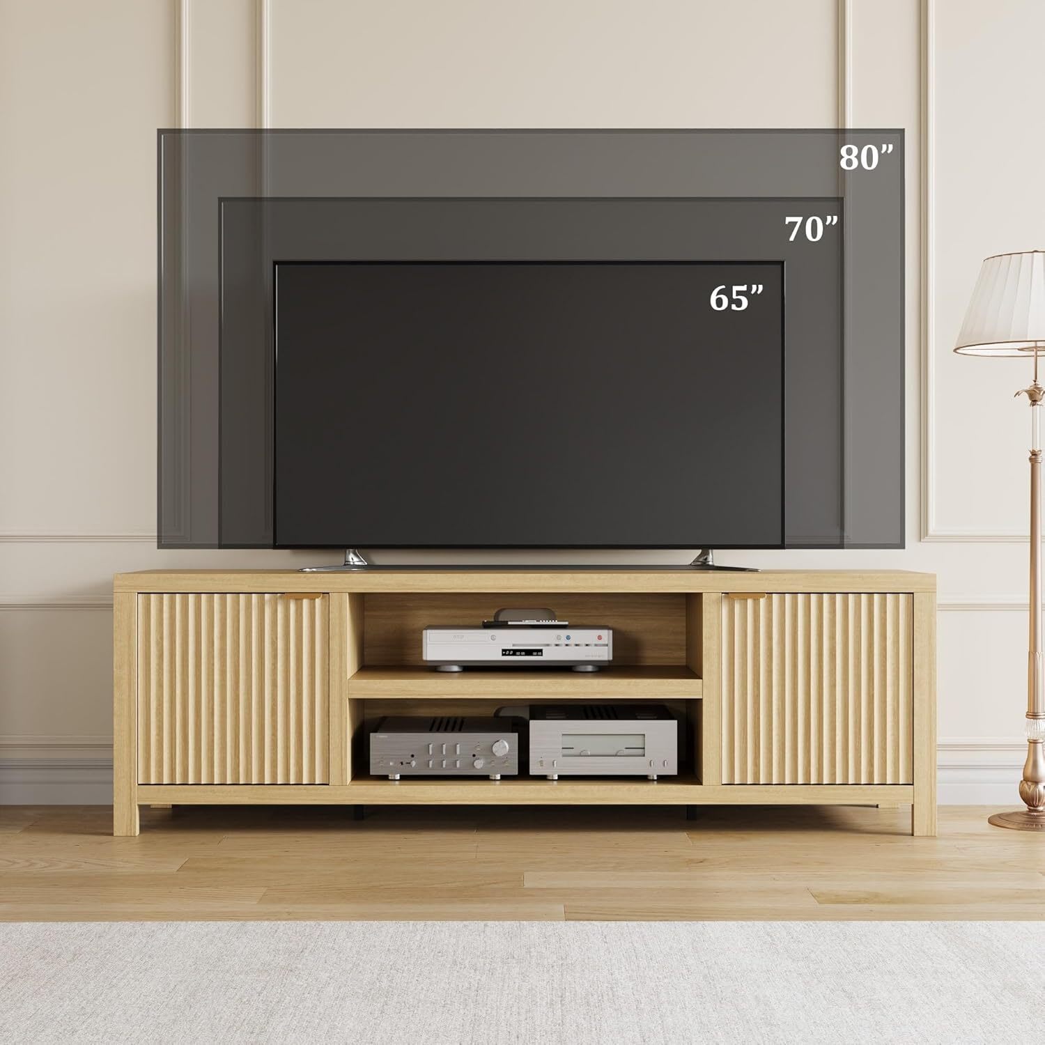 Qeetex GGL-PHK-33P4JFYC Tv-Stands - View #4