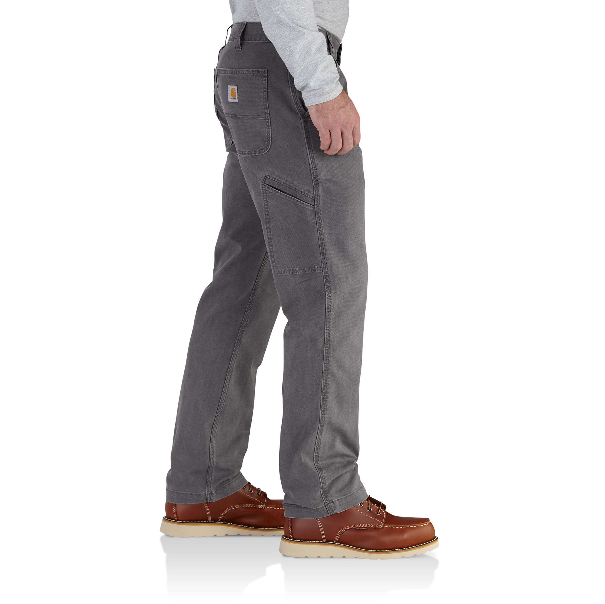 Carhartt Men's Relaxed Fit Gravel Canvas Work Pants (33 X 28) in the Pants  department at