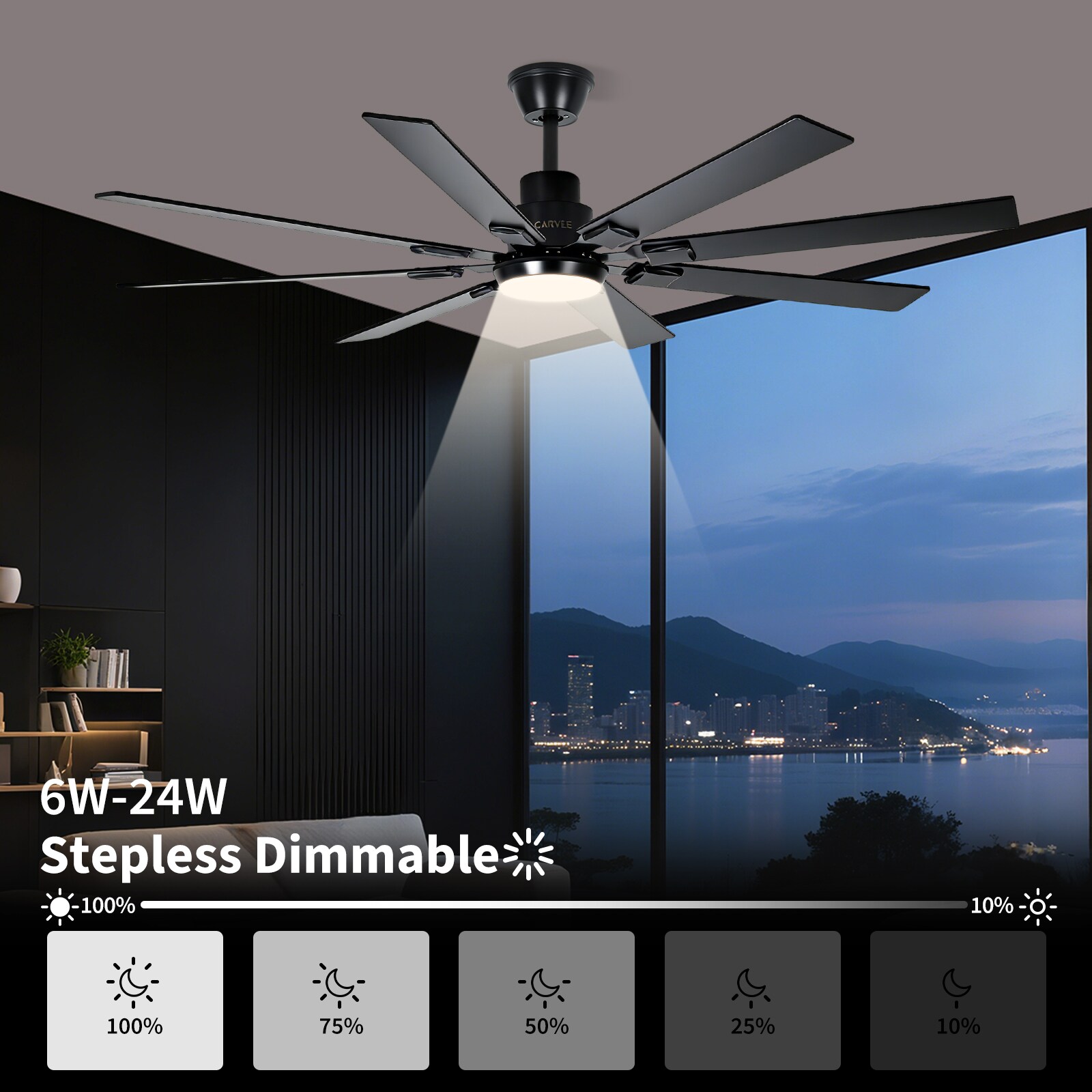 GarveeLife CLJ-91CBLEZHUBQ64F Ceiling-Fans - View #4