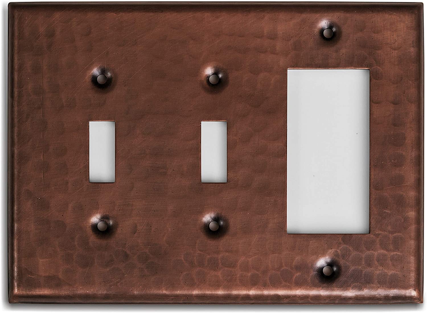 Monarch Abode 17012 3 -Gang Specialty Size Oil Rubbed Bronze Bronze Indoor Decorator Wall Plate