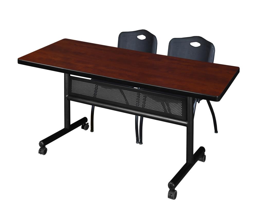Regency MKFTM6030CH47BK Training Red 4-Person Training Table (60-in W x 29-in H)