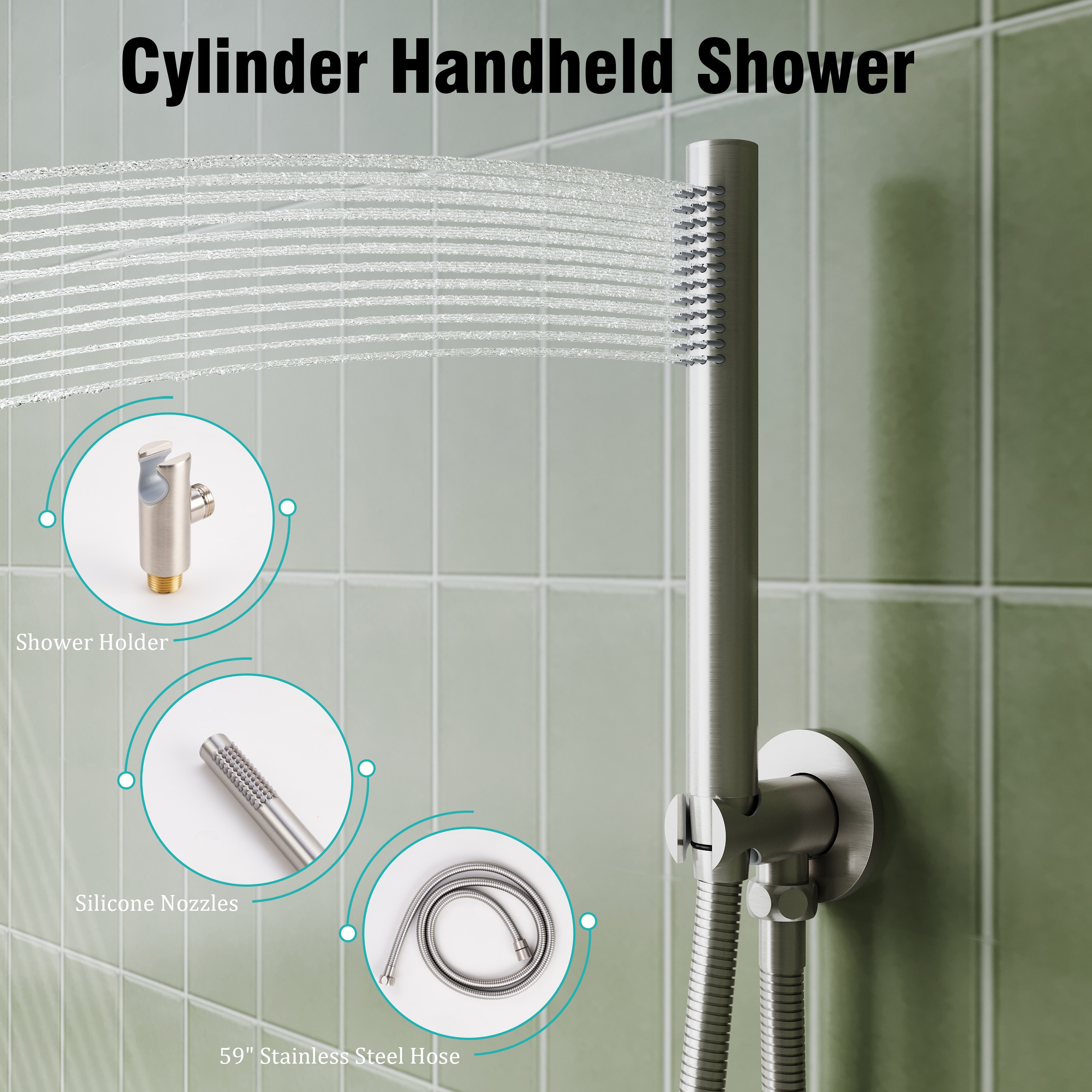 WELLFOR QJ-C-117933B Showerhead-Bar-Panels - View #4