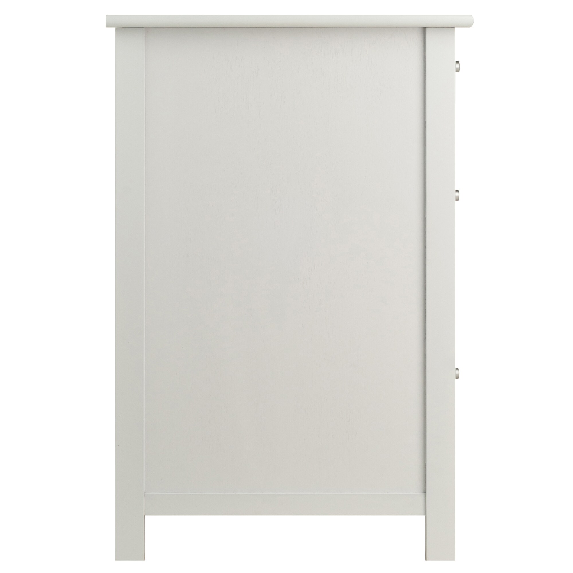 Winsome Wood Delta White 3-Drawer File Cabinet in the File Cabinets ...